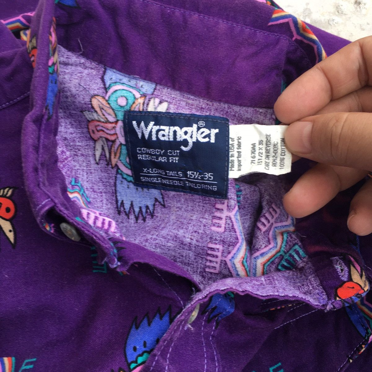 Vintage Vintage Wrangler Western Shirt Size US M / EU 48-50 / 2 - 8 Thumbnail
