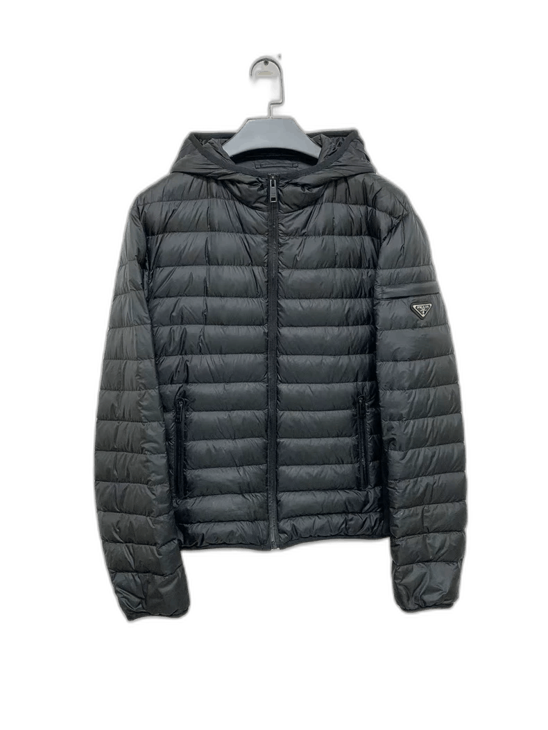Prada Triangle Logo Down Jacket