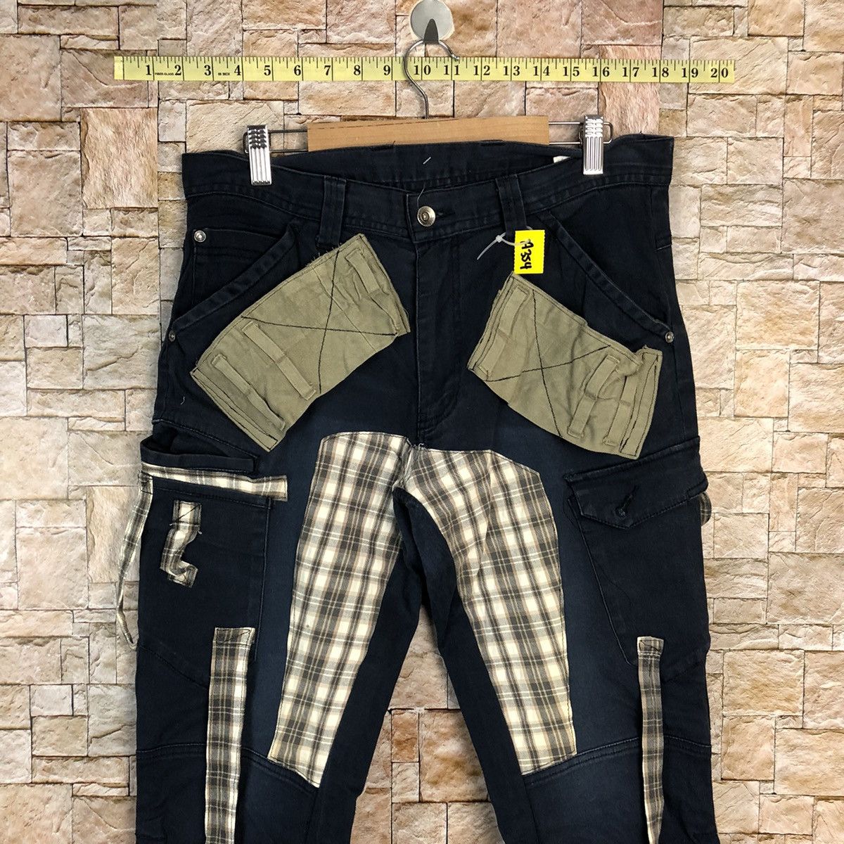Japanese Brand DL Japanese Custom D.Blue Cargo Multipocket Pants #A354 Size US 31 - 5 Thumbnail