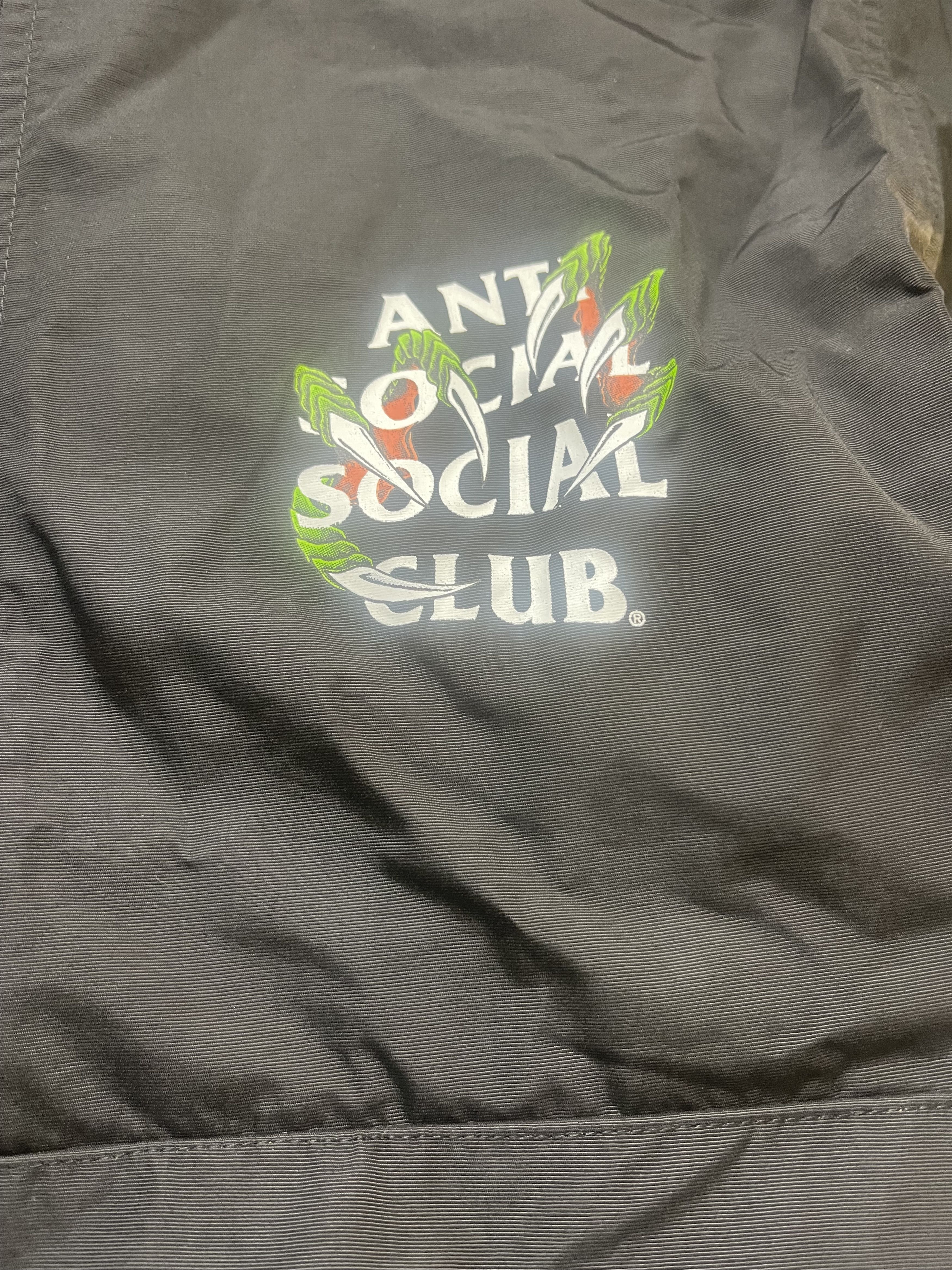 Anti Social Social Club Double Dragon Black Anorak Size US L / EU 52-54 / 3 - 4 Thumbnail