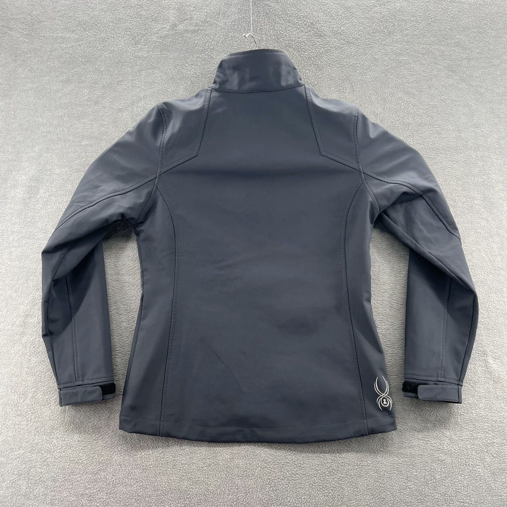 Spyder Spyder Womens Gray Softshell water resistant Full Zip Jacket Size 8 polyester Size M / US 6-8 / IT 42-44 - 2 Thumbnail