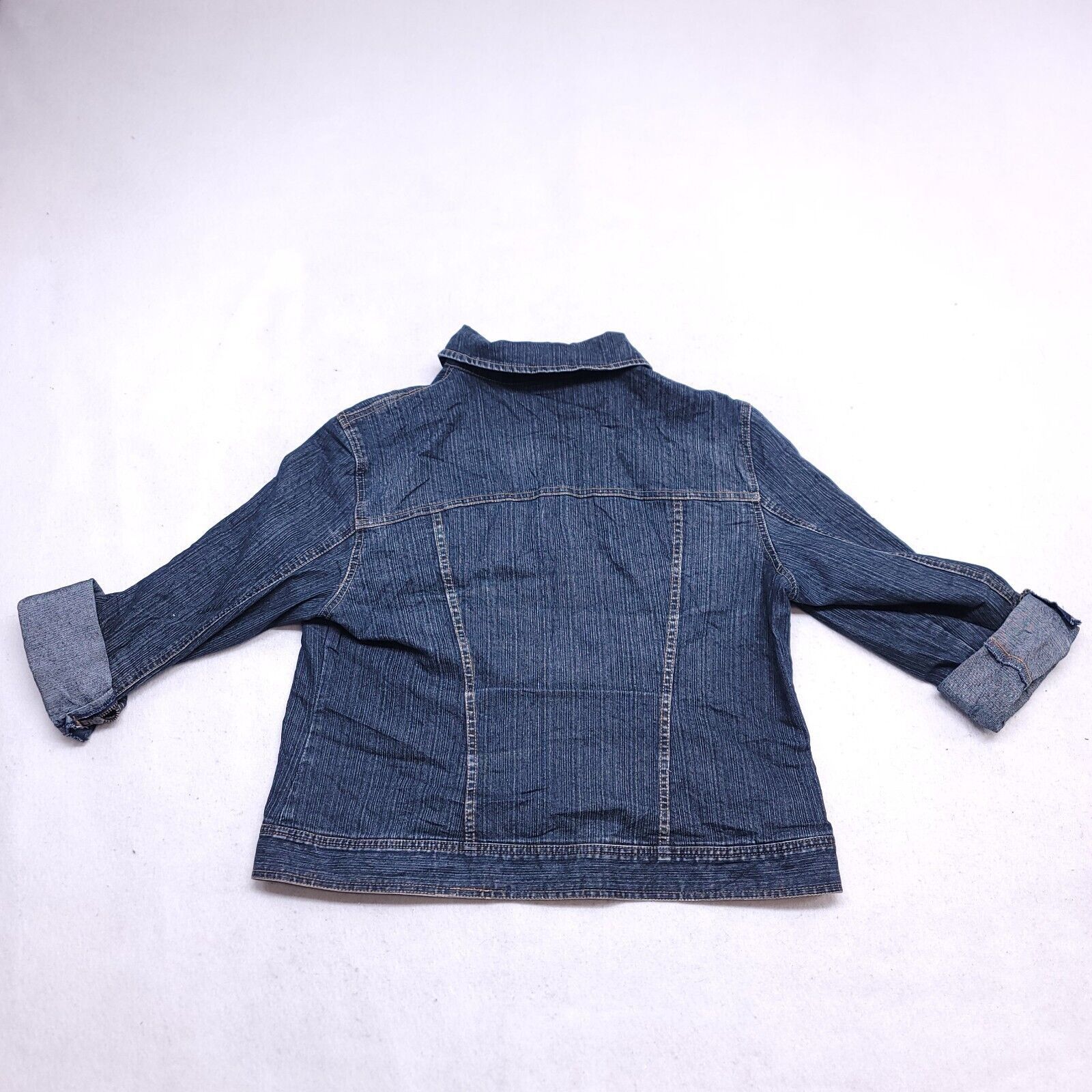 St. Johns Bay St Johns Bay Casual Zip Up Denim Jacket Womens Size L Blue Size L / US 10 / IT 46 - 10 Thumbnail
