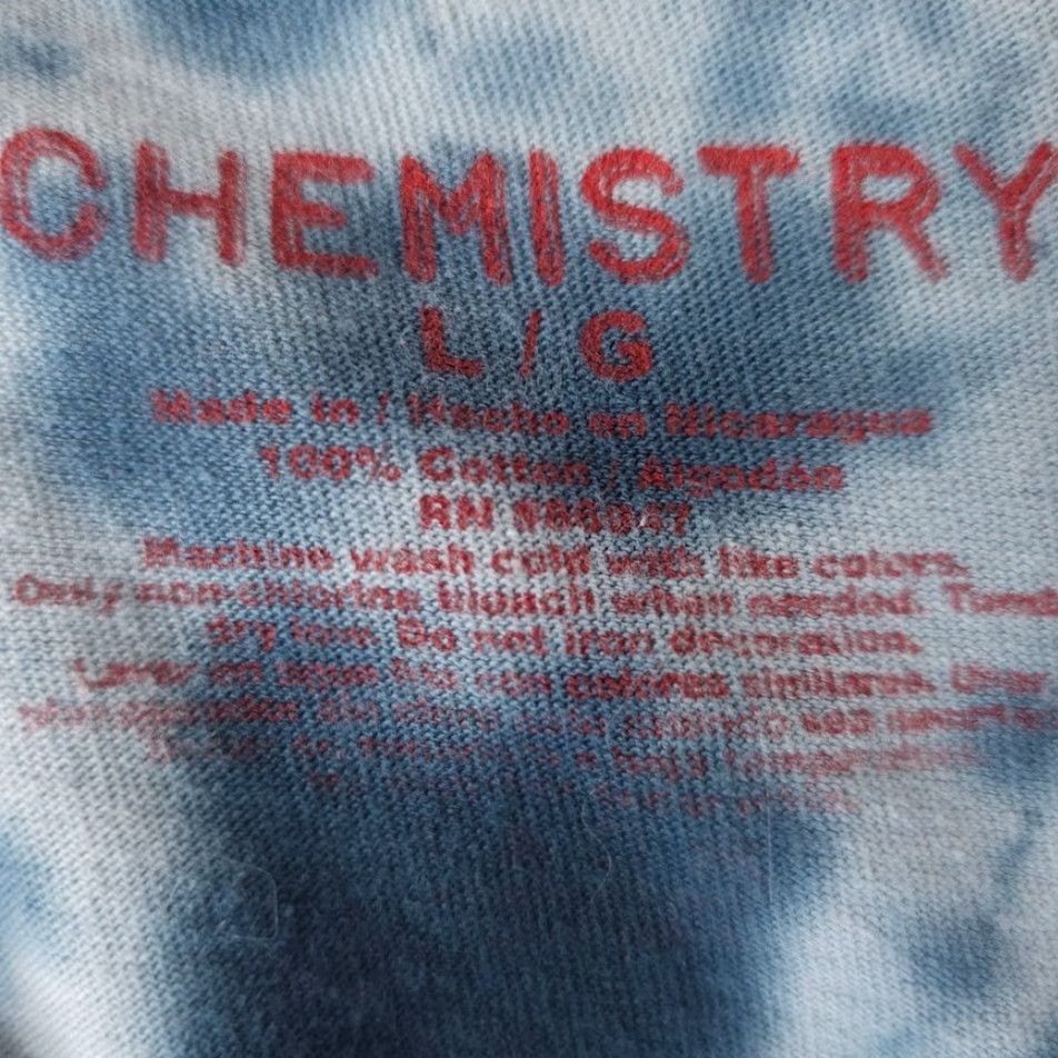 Vintage Zodiac Astrology Chart T Shirt Mens Large Blue Tie Dye Sun Moon Chemistry Shirt Size US L / EU 52-54 / 3 - 5 Thumbnail
