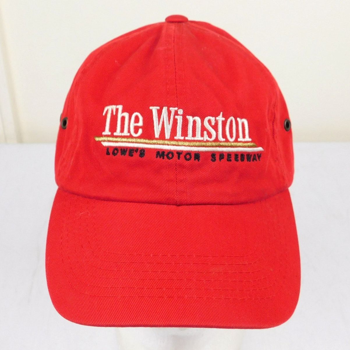 NASCAR NASCAR The Winston Lowe's Motor Speedway Hat Red Adjustable Size ONE SIZE - 1 Thumbnail