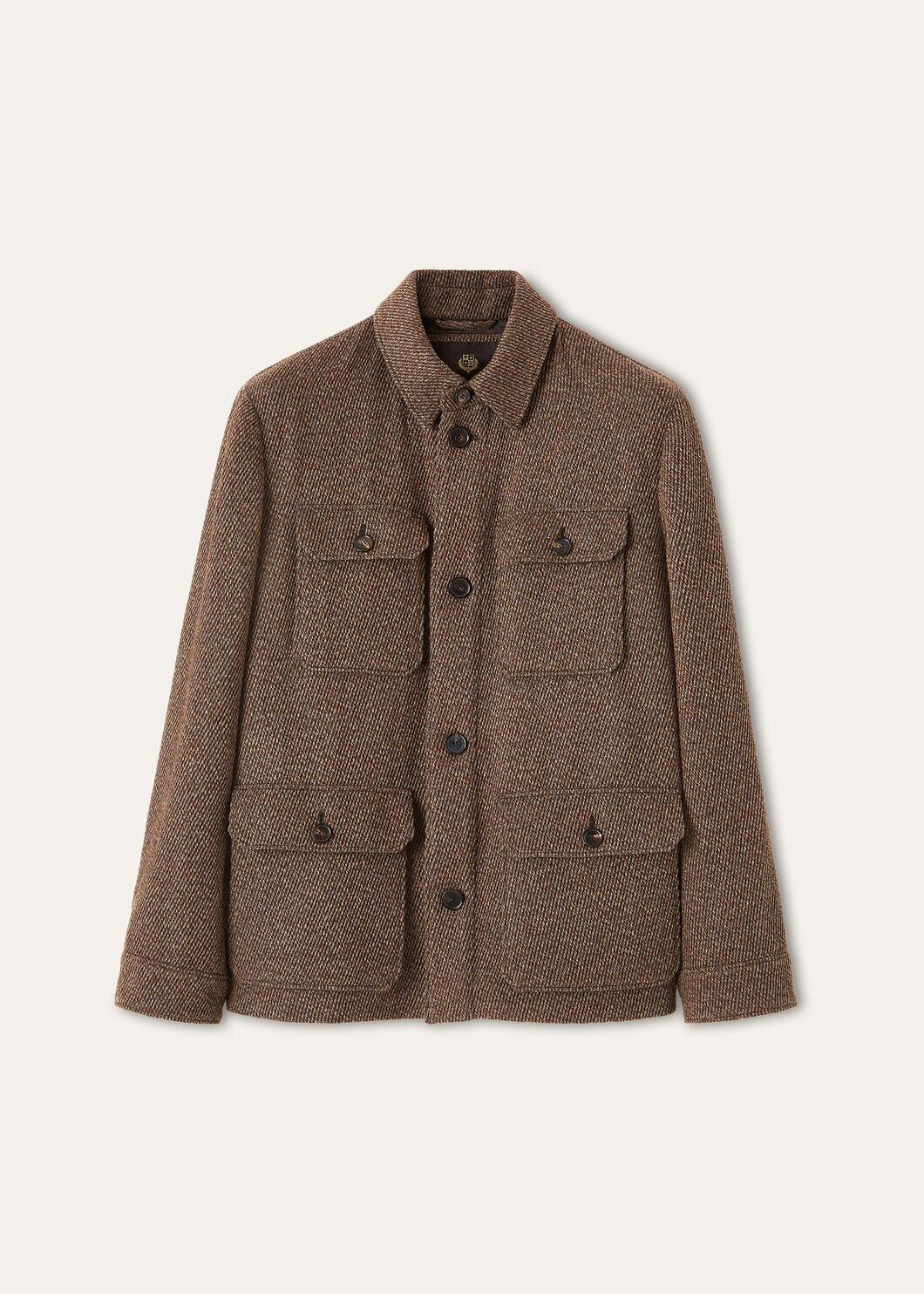 Loro Piana os11x0226 FAR0452 Andover Jacket in Wheat Bread Size US XL / EU 56 / 4 - 1 Thumbnail