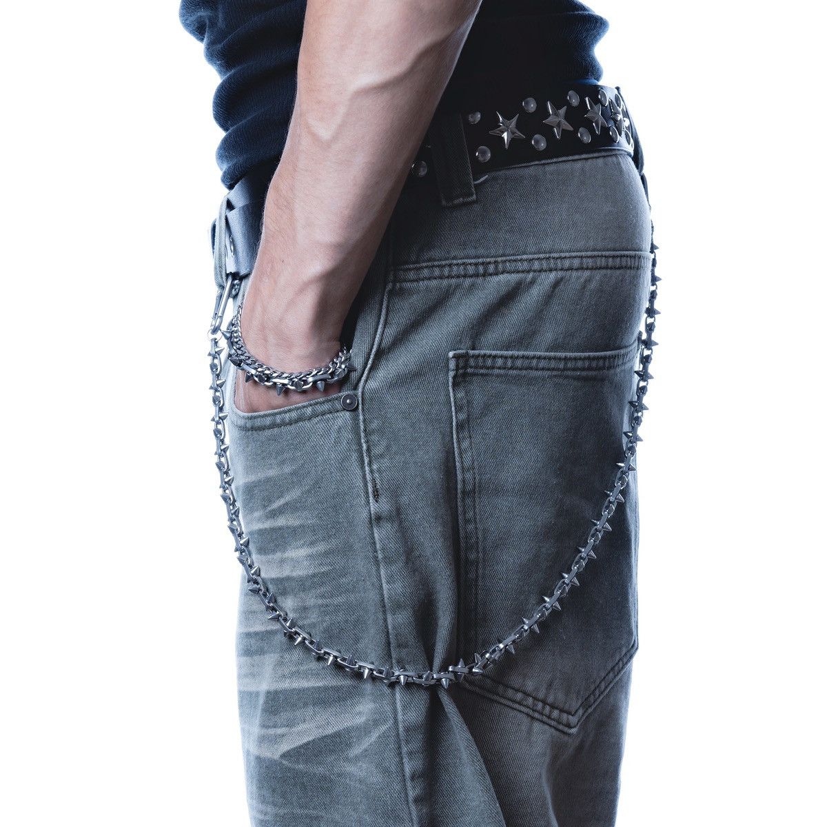 Other Silver spike pant chain Size ONE SIZE - 1 Thumbnail
