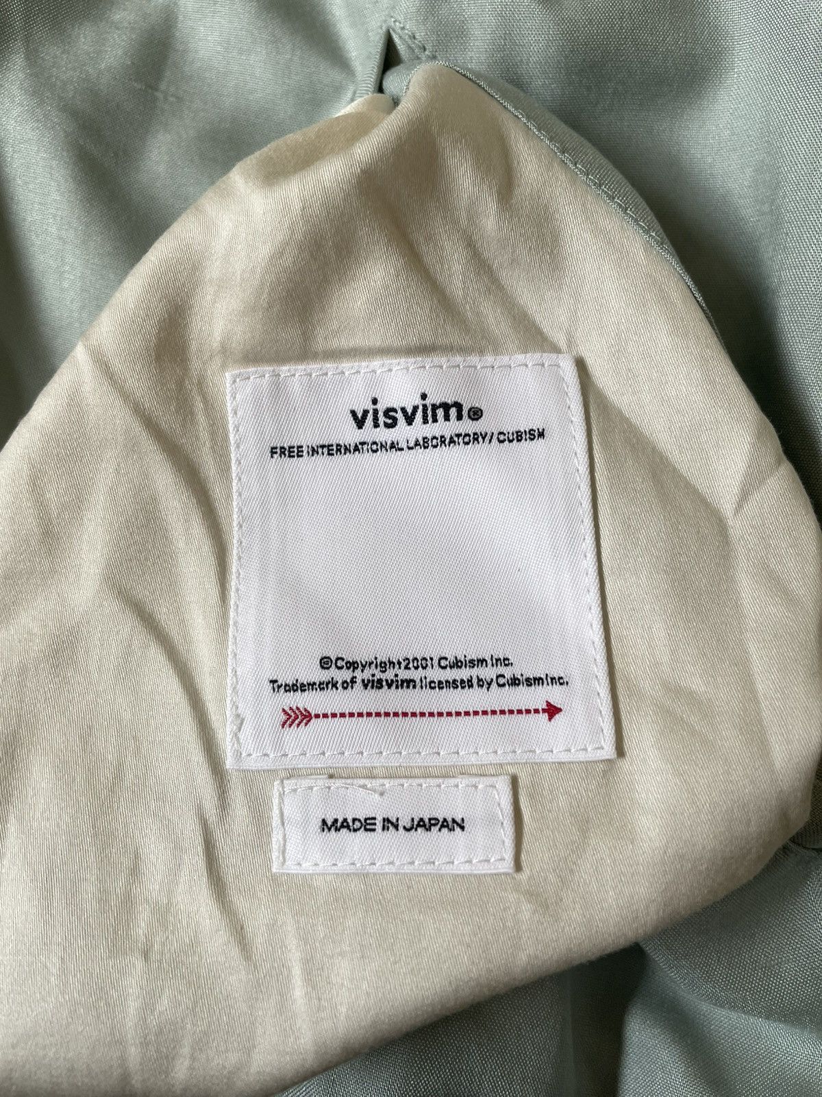 VISVIM DOUGLAS JKT SS24 Reversible Light green
