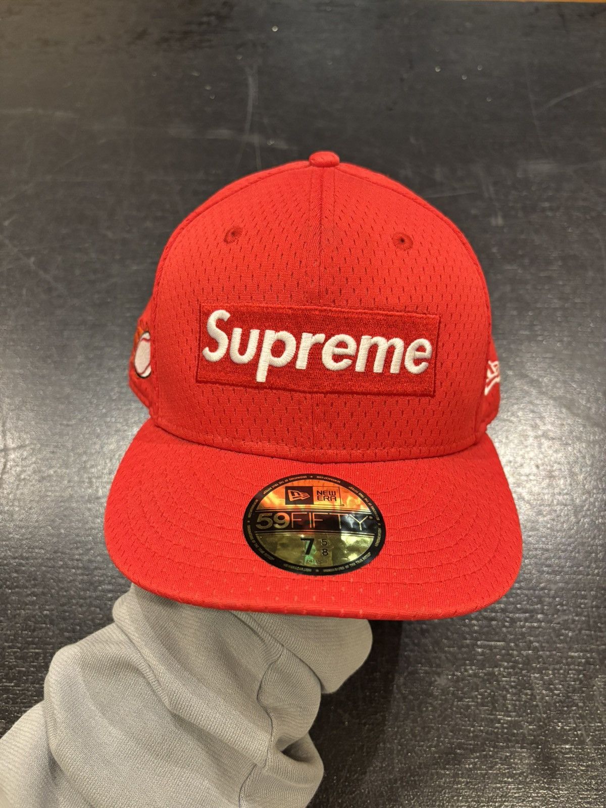 Supreme Supreme X New Era Mesh 6 Panel Hat Size ONE SIZE - 1 Thumbnail