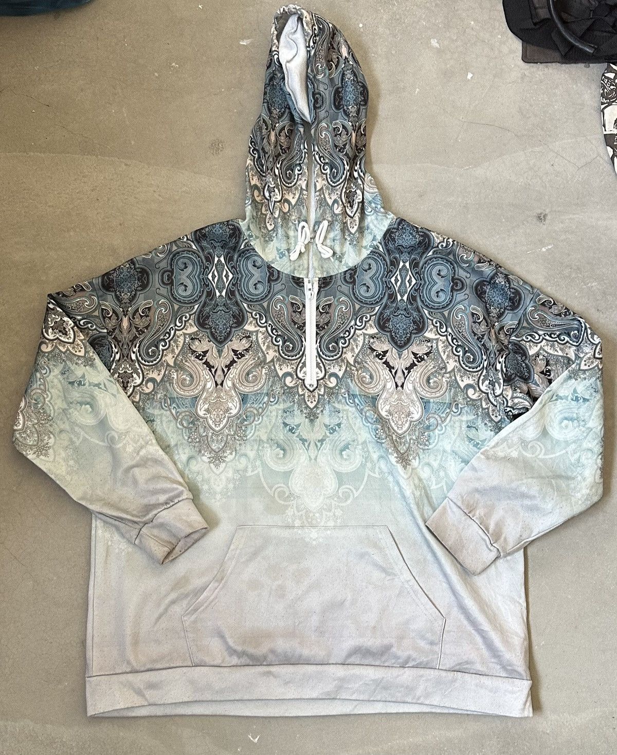 Vintage BOHEMIAN PAISLEY HOODIE Size US L / EU 52-54 / 3 - 1 Thumbnail