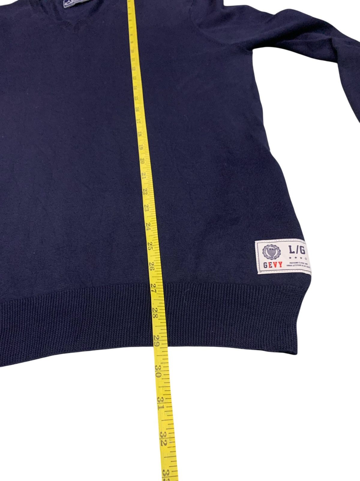 Good Enough Rare Good Enough Ivy Small Logo V-Neck Knitwear Pure Blue Size US L / EU 52-54 / 3 - 8 Thumbnail