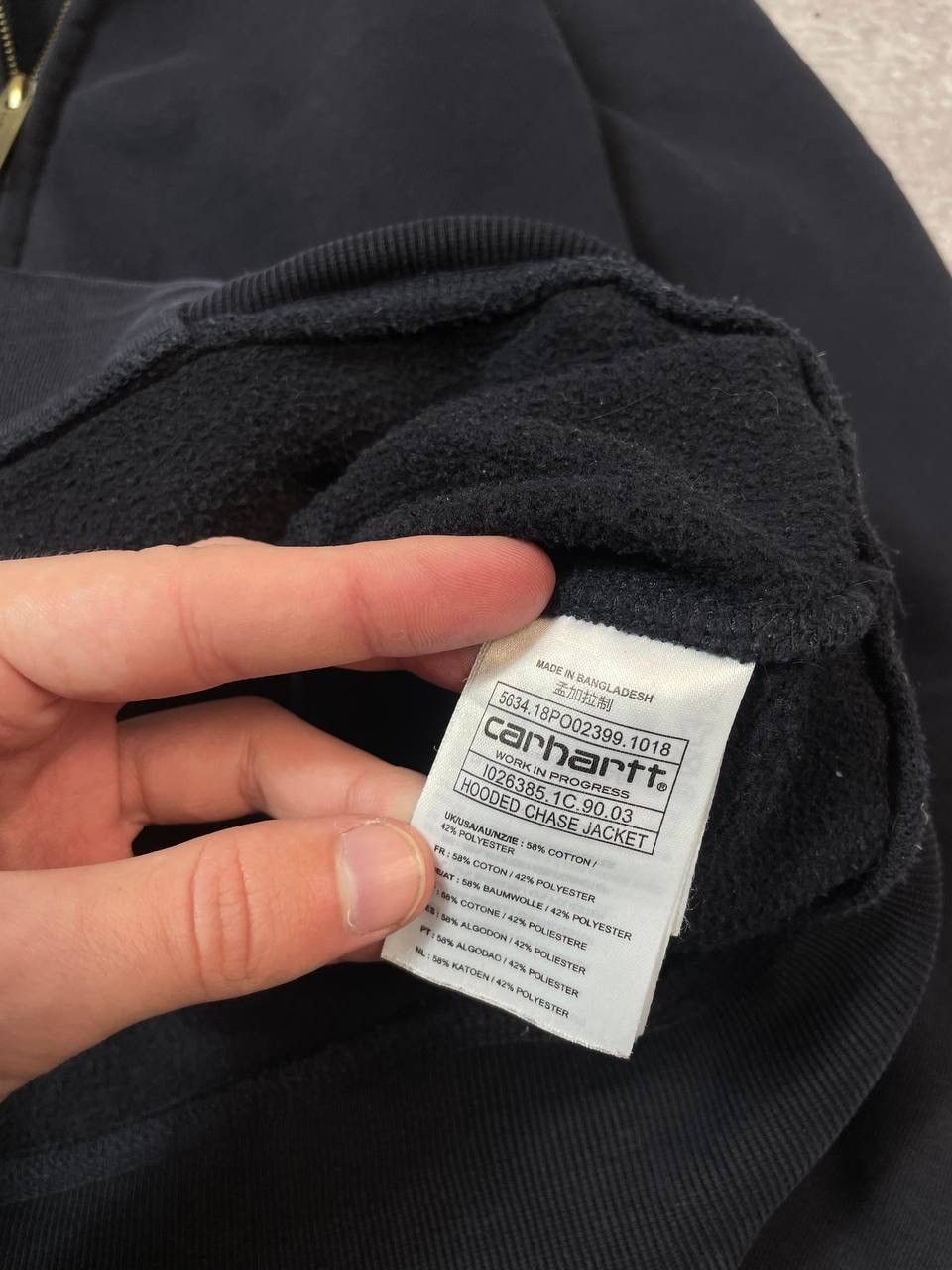 Carhartt Vintage Carhartt Workwear Navy Zip Up Hoodie Y2K Size US S / EU 44-46 / 1 - 5 Thumbnail