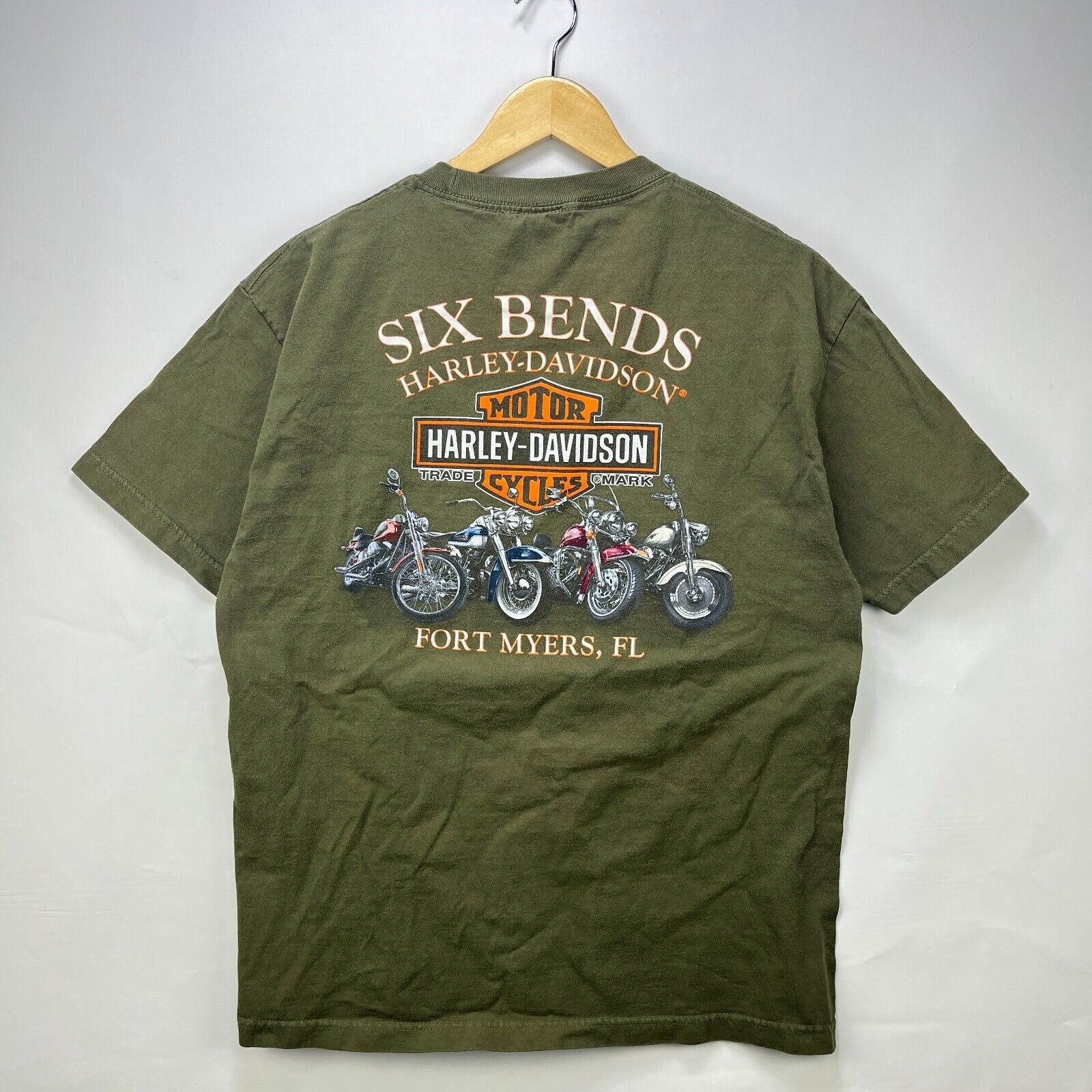 Vintage Vintage Harley Davidson Florida Motorcycle T-shirt Large Size US L / EU 52-54 / 3 - 1 Thumbnail