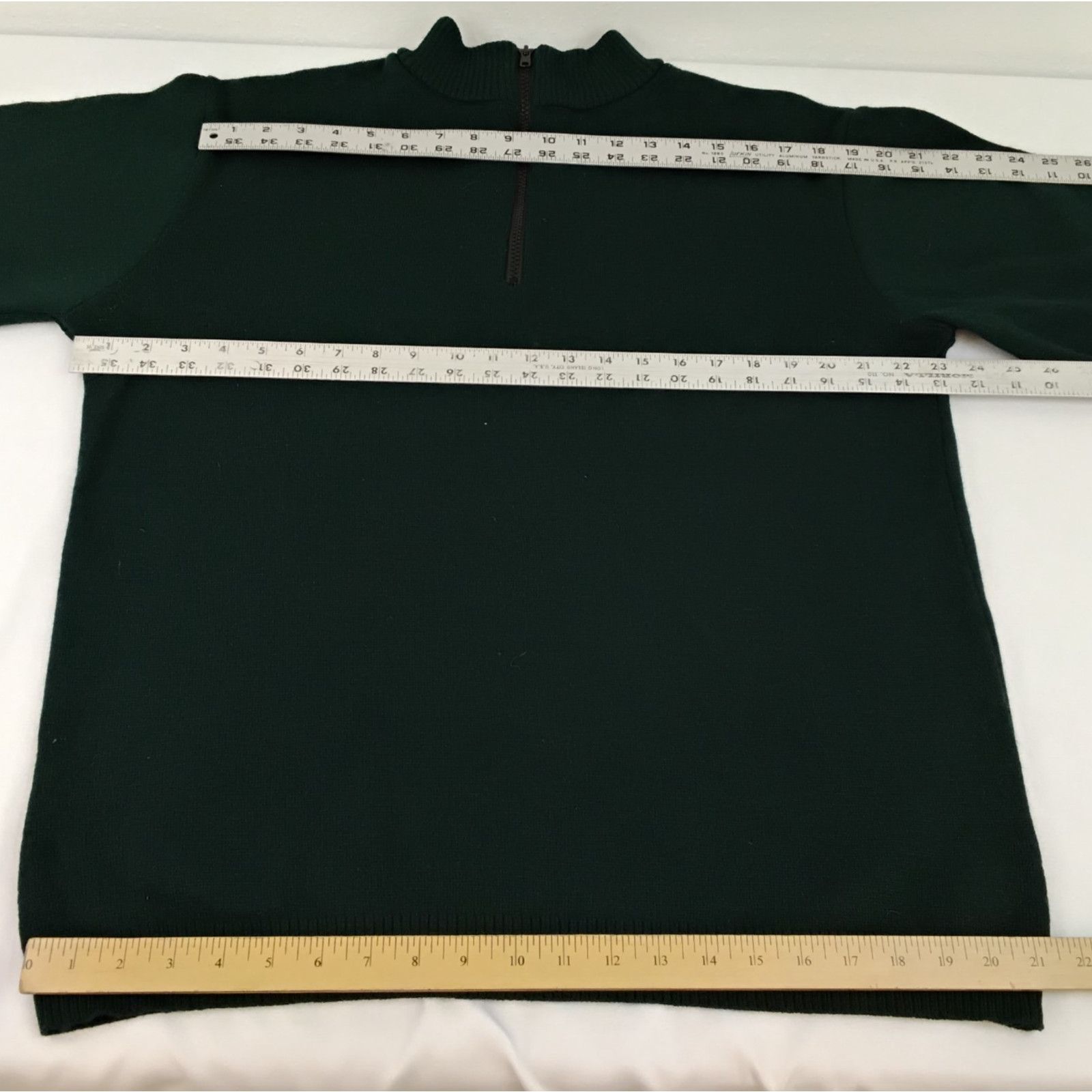 Filson Filson 100% Wool 1/4 Zip Sweater Men's L Green Vintage USA Size US L / EU 52-54 / 3 - 8 Thumbnail