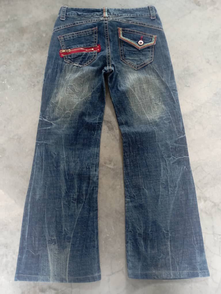 Tornado Mart Flare Jeans Japan Rusty Lightning Wash Masaki Matshusima Size US 28 / EU 44 - 2 Thumbnail