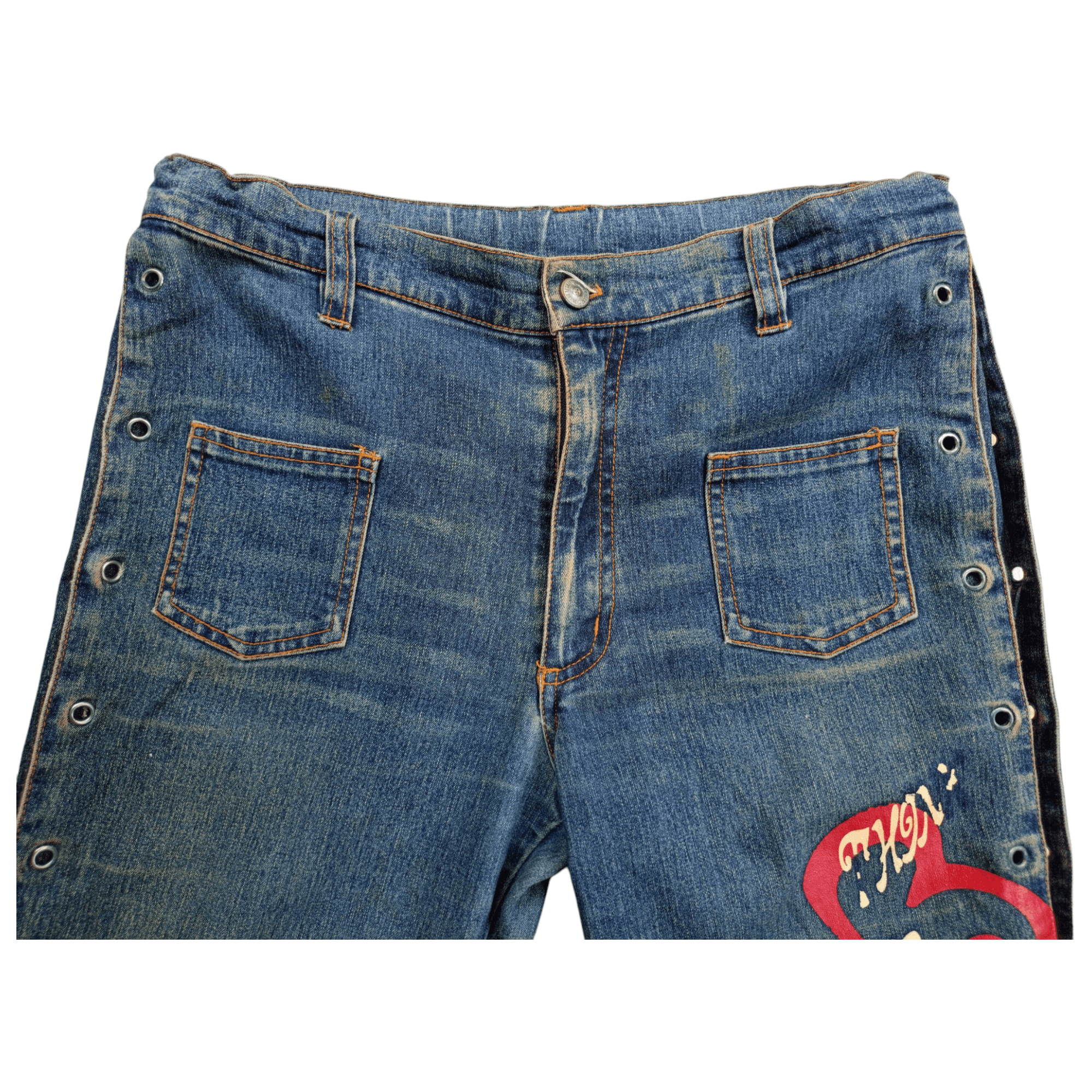 Japanese Brand × Vintage Classic Japanese Jeans Bootcut Womenswear Vintage Denim Size 29" - 4 Thumbnail