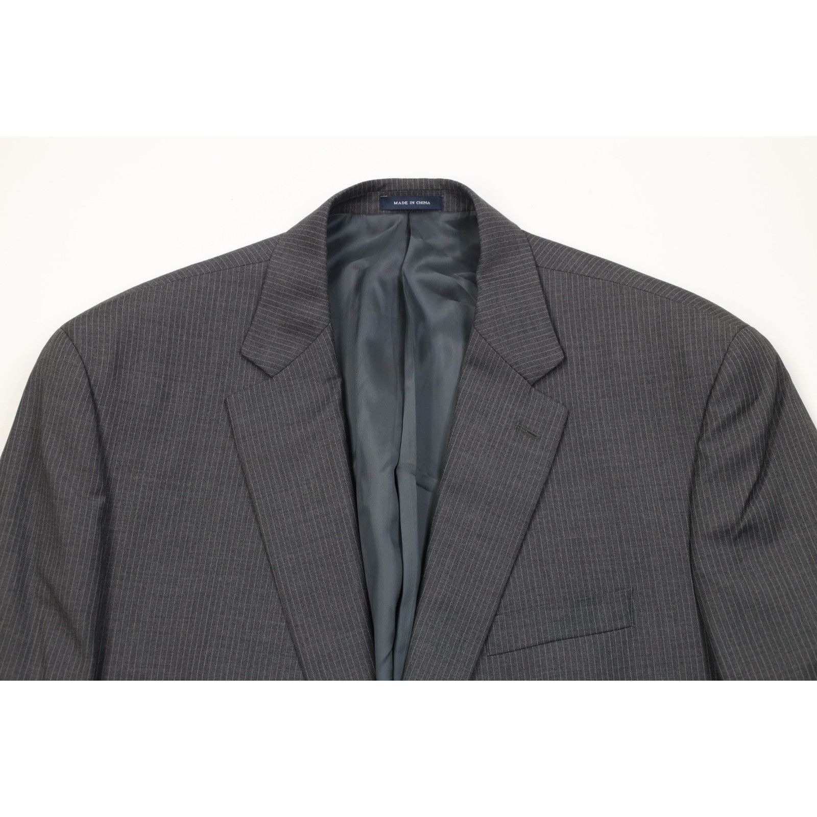 Ralph Lauren Ralph Lauren 2 Piece Wool Pinstriped Suit Wedding Size 48R - 3 Thumbnail