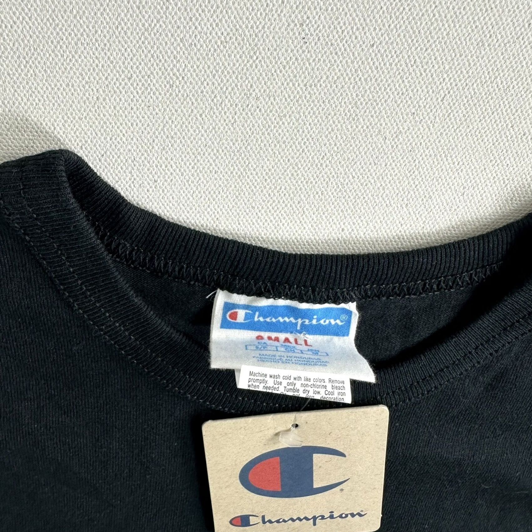 Champion VINTAGE Champion Shirt Mens Small Short Sleeve Black Skull Earth Y2K Men Shirt Black Skull Earth Y2K Size US S / EU 44-46 / 1 - 5 Thumbnail