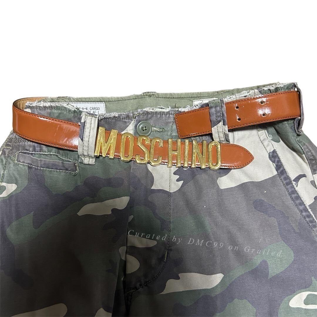 Moschino MOSCHINO Vintage Brown Leather Belt Size ONE SIZE - 1 Thumbnail