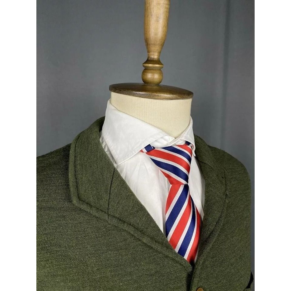 Burberry Burberry Men's Green Wool Blazer Sportcoat Jacket Size 52 Size US L / EU 52-54 / 3 - 4 Thumbnail