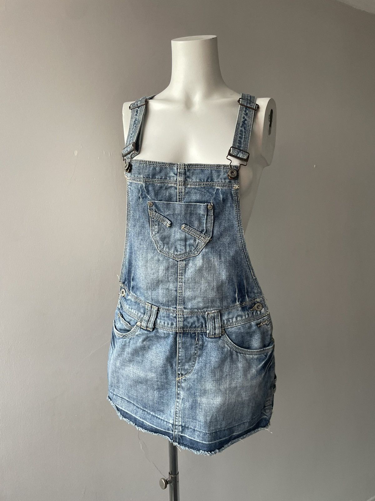 Vintage y2k salopet Size 26" / US 2 / IT 38 - 4 Thumbnail