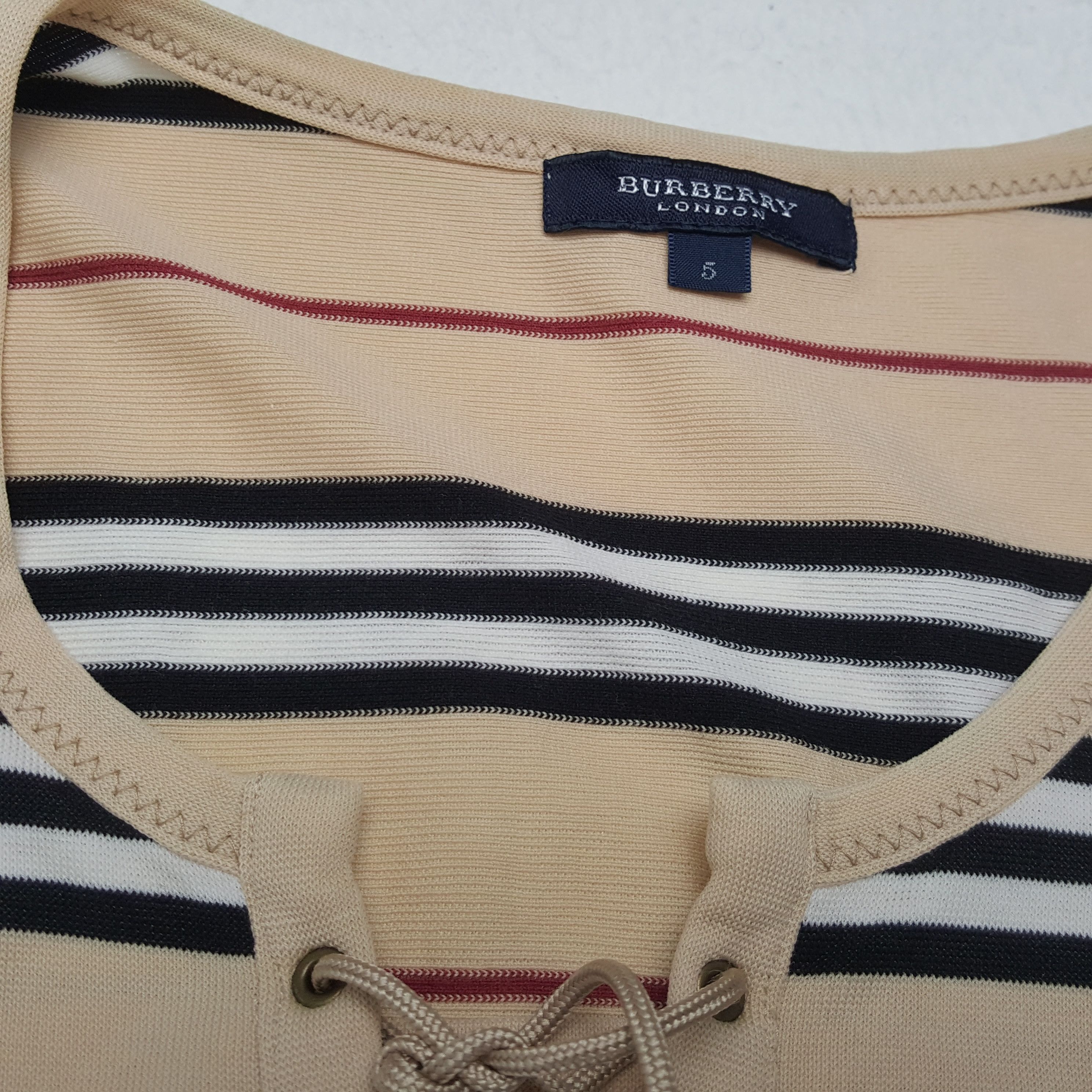 Burberry × Vintage BURBERRY LONDON Fashion Design Style Tshirt Size M / US 6-8 / IT 42-44 - 6 Thumbnail
