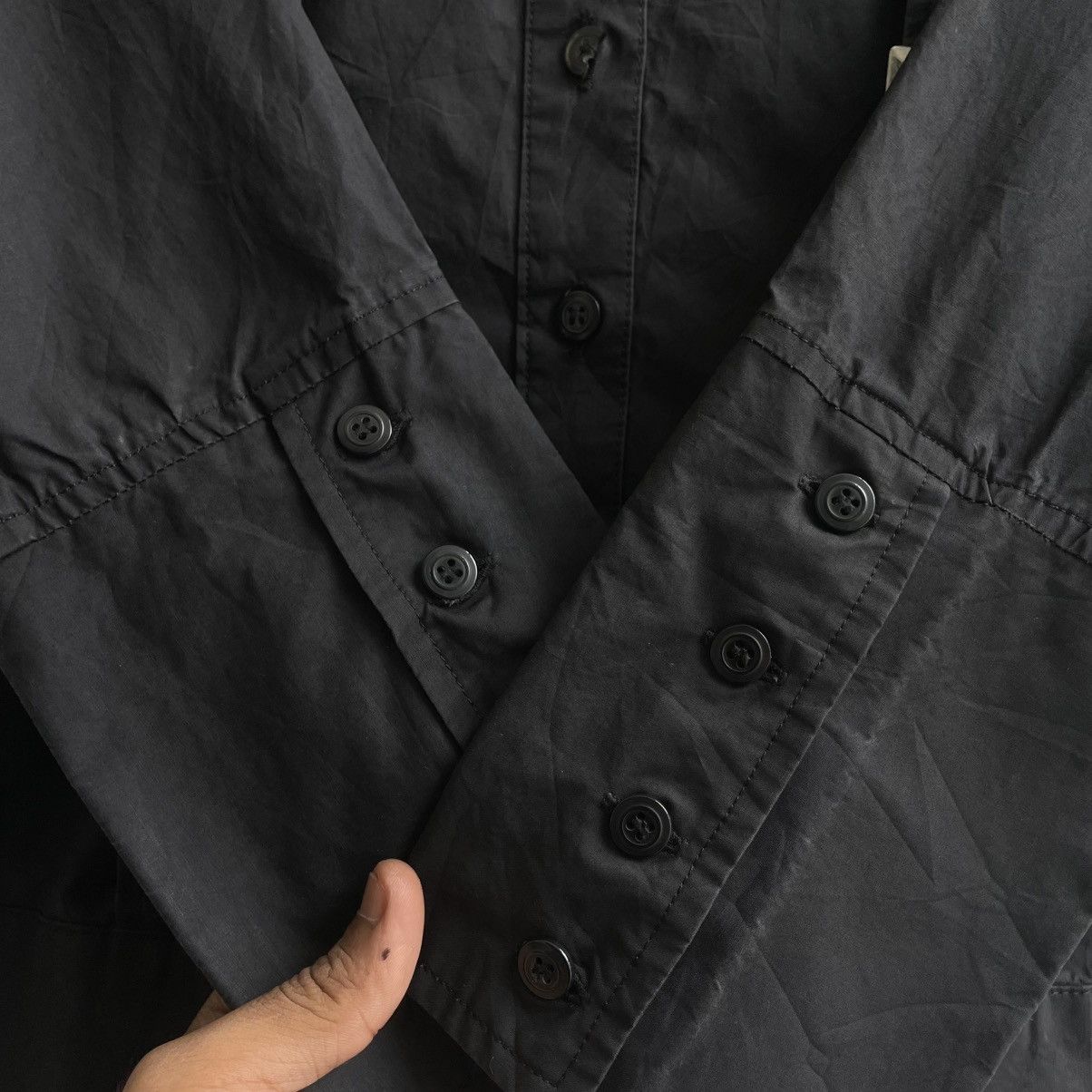 If Six Was Nine Vintage Black Peace Now Punk Bondage Parachute Shirts Size M / US 6-8 / IT 42-44 - 8 Thumbnail