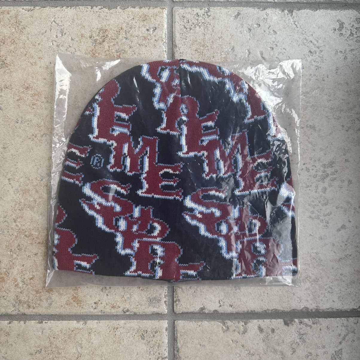 Supreme SUPREME TAG BEANIE BY ART DEALER | Grailed