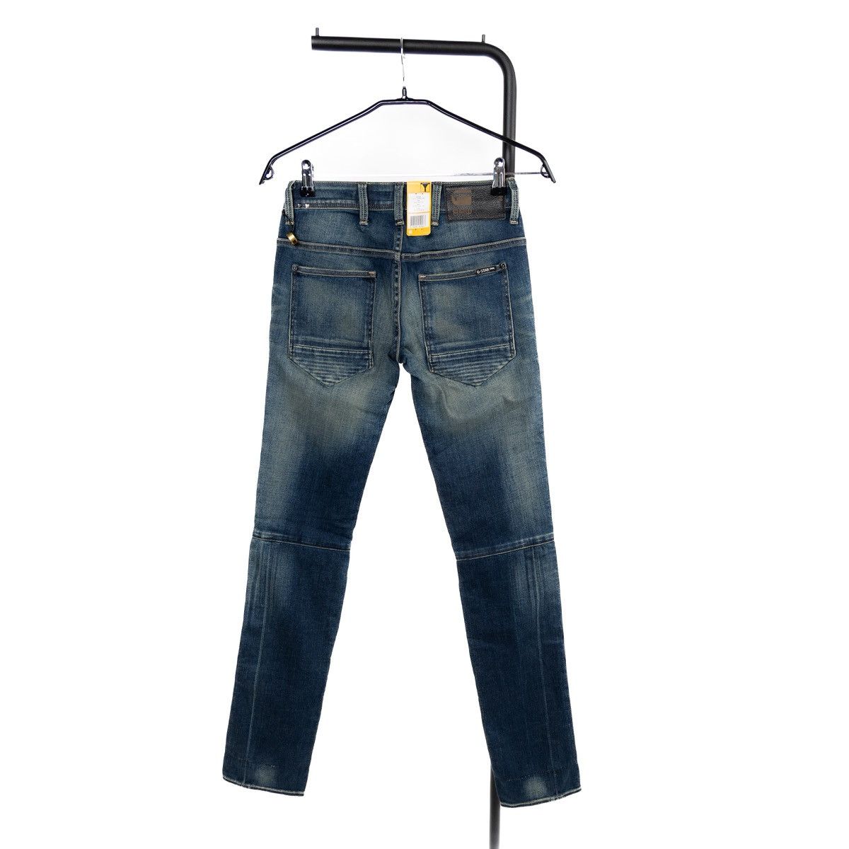 G-Star G-Star RAW Elva Tapered Wmns Jeans NWT Dark Wash Biker Style Size 26" / US 2 / IT 38 - 2 Thumbnail