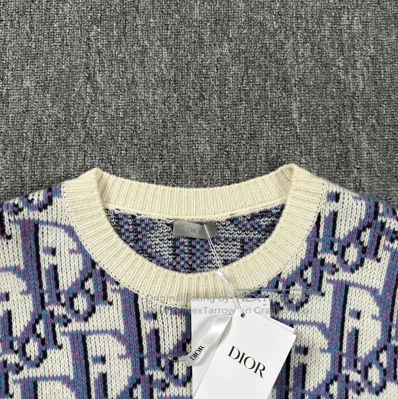 Other Dior Blue Wool Pullover Sweater for Men . Size US XL / EU 56 / 4 - 3 Thumbnail