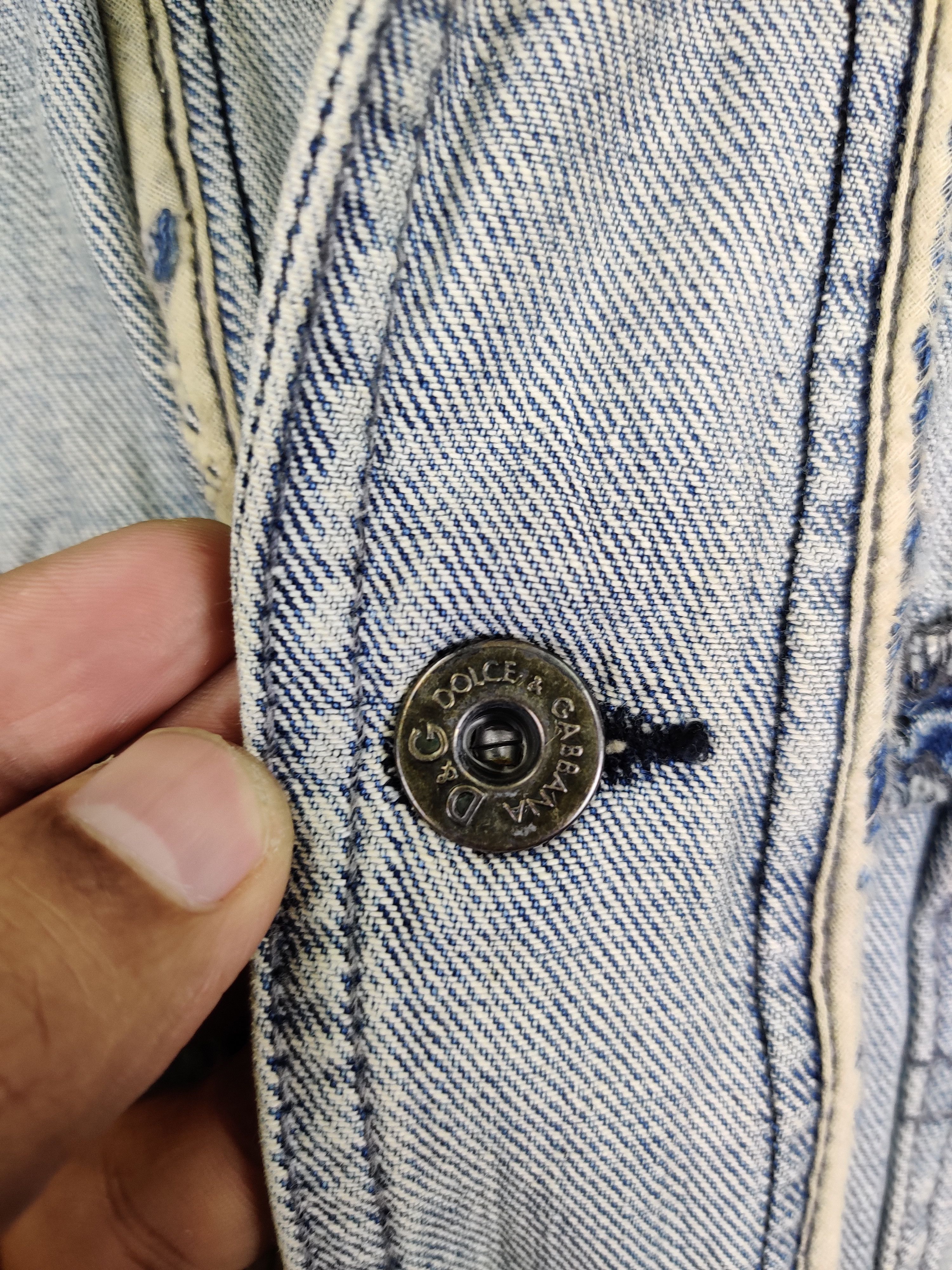Dolce & Gabbana Vintage Dolce & Gabbana Denim Trucker Jacket Size US M / EU 48-50 / 2 - 10 Thumbnail