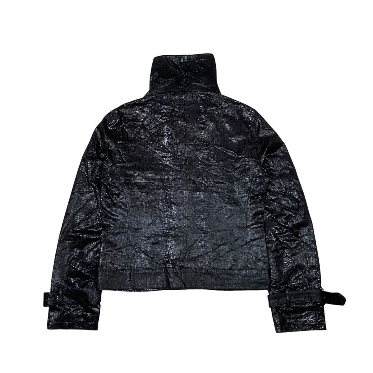 Black Peace Now For Men (B.P.N) Snakeskin Leather Jacket