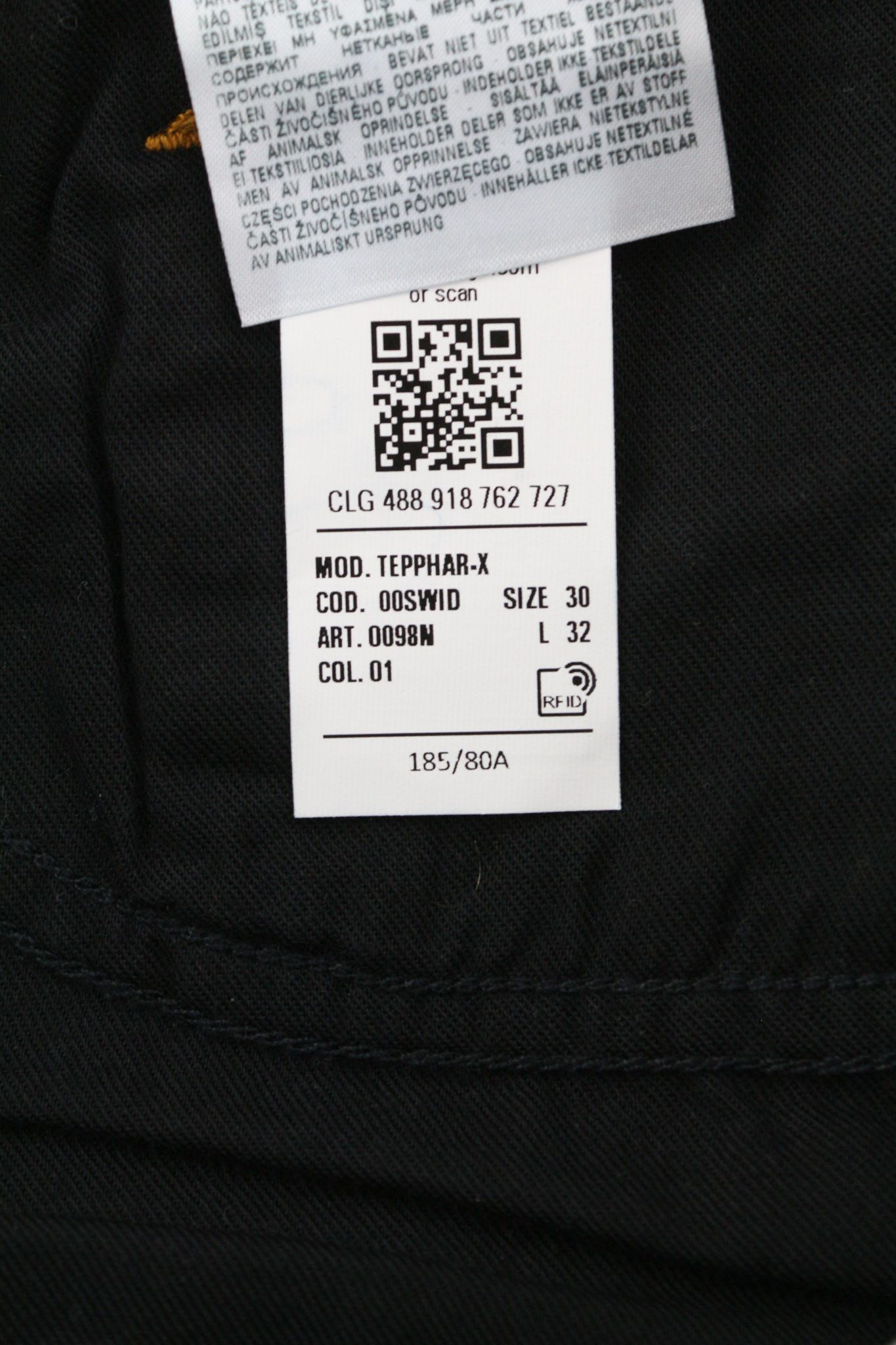 Diesel TEPPHAR 0098N W30/L32 Slim Ripped Blue Jeans 40196 Size US 30 / EU 46 - 13 Thumbnail