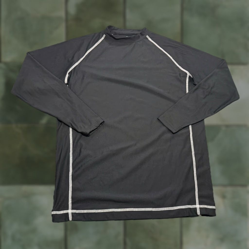 Footjoy FootJoy Shirt Men L Black Thermal Base Layer Long Sleeve Pullover Crew Neck Golf Activewear Size US L / EU 52-54 / 3 - 1 Thumbnail