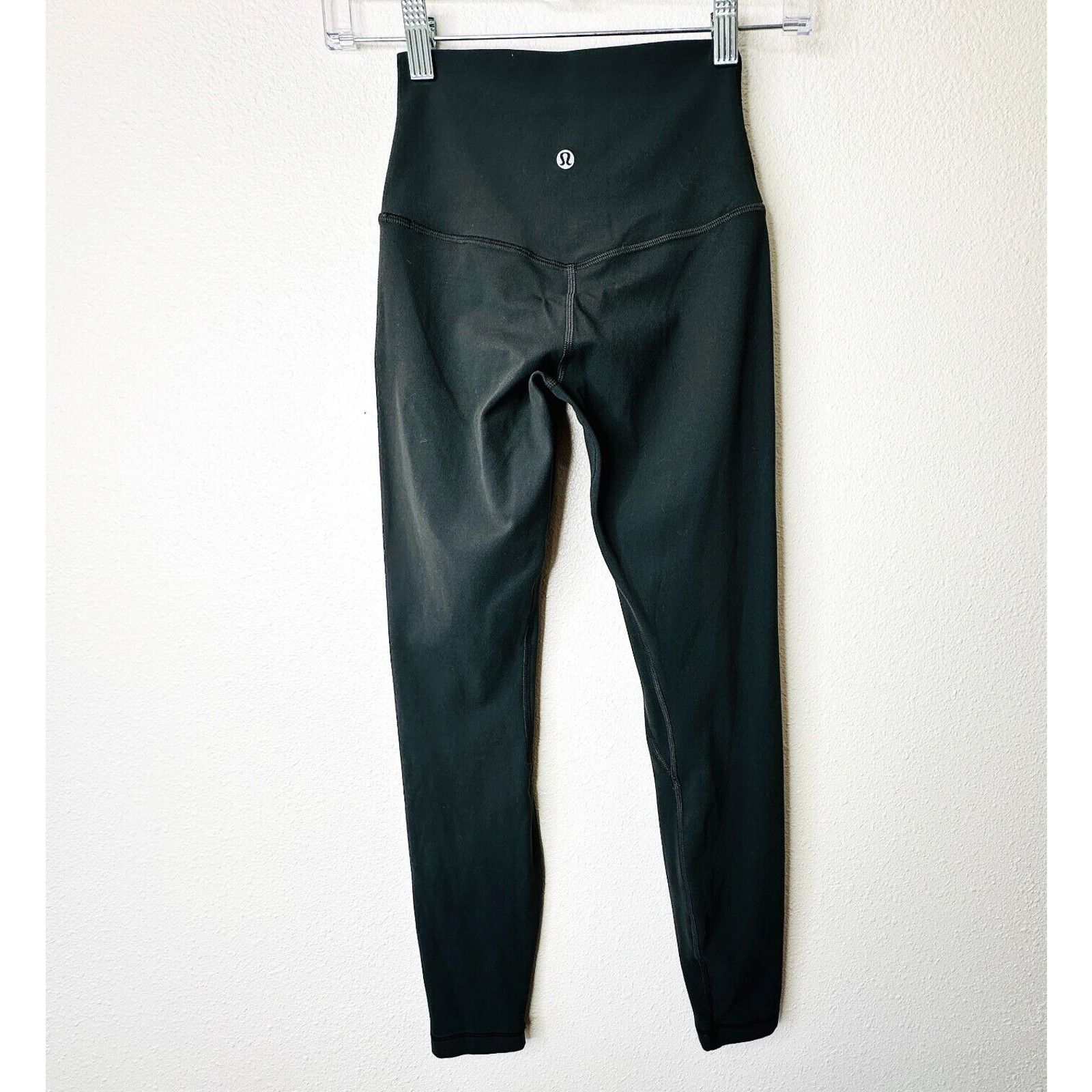 Lululemon Lululemon Slate Gray High-Waist Yoga Pants 2 Size 26" / US 2 / IT 38 - 4 Thumbnail