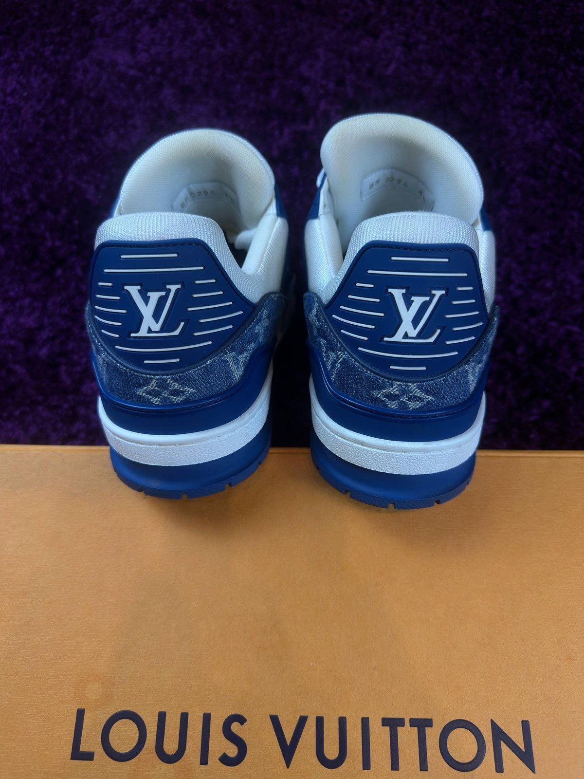 Louis Vuitton Louis Vuitton Trainer Blue Denim Size US 8.5 / EU 41-42 - 5 Thumbnail