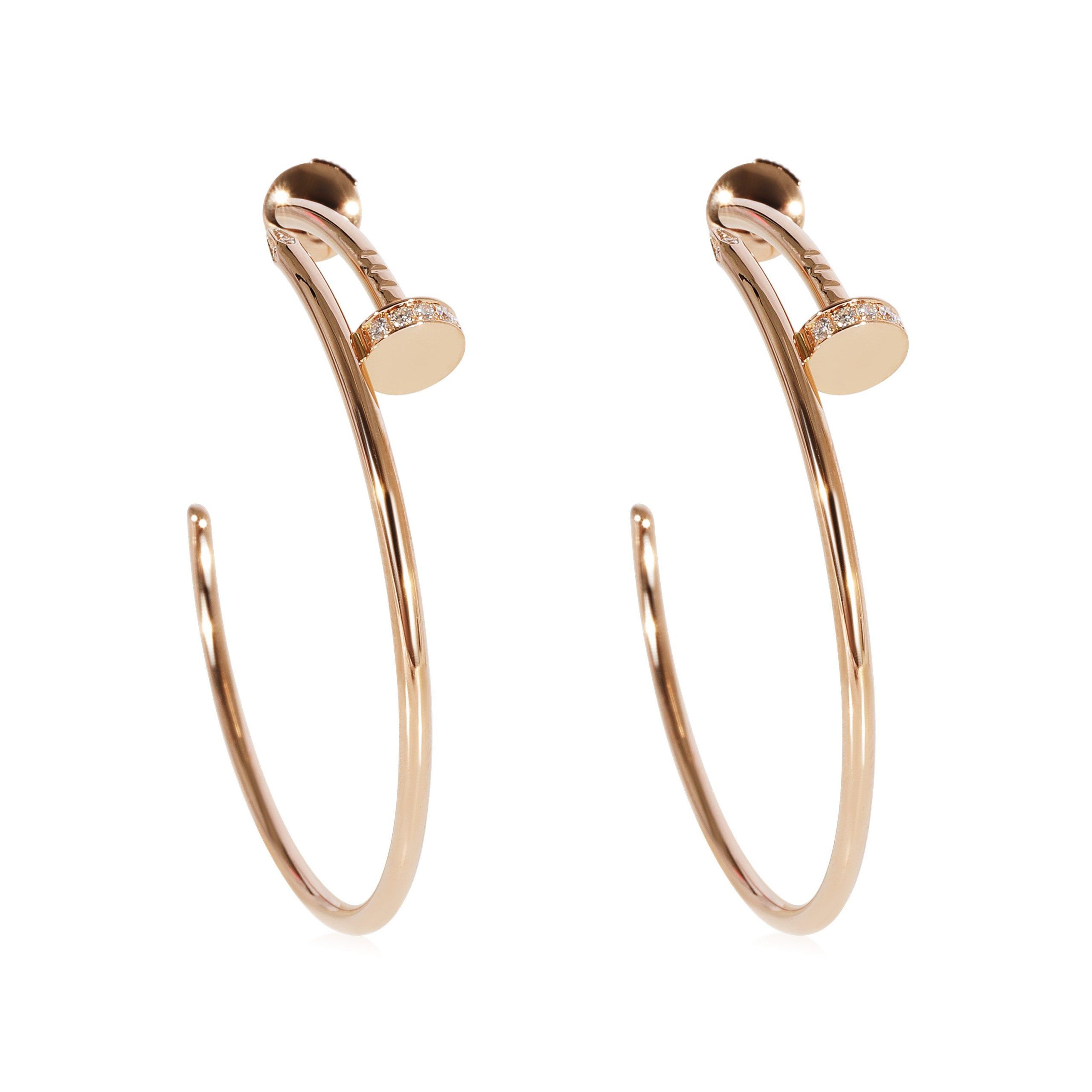 Cartier Cartier Juste un Clou Earrings in 18k Rose Gold 0.17 CTW Size ONE SIZE - 1 Thumbnail