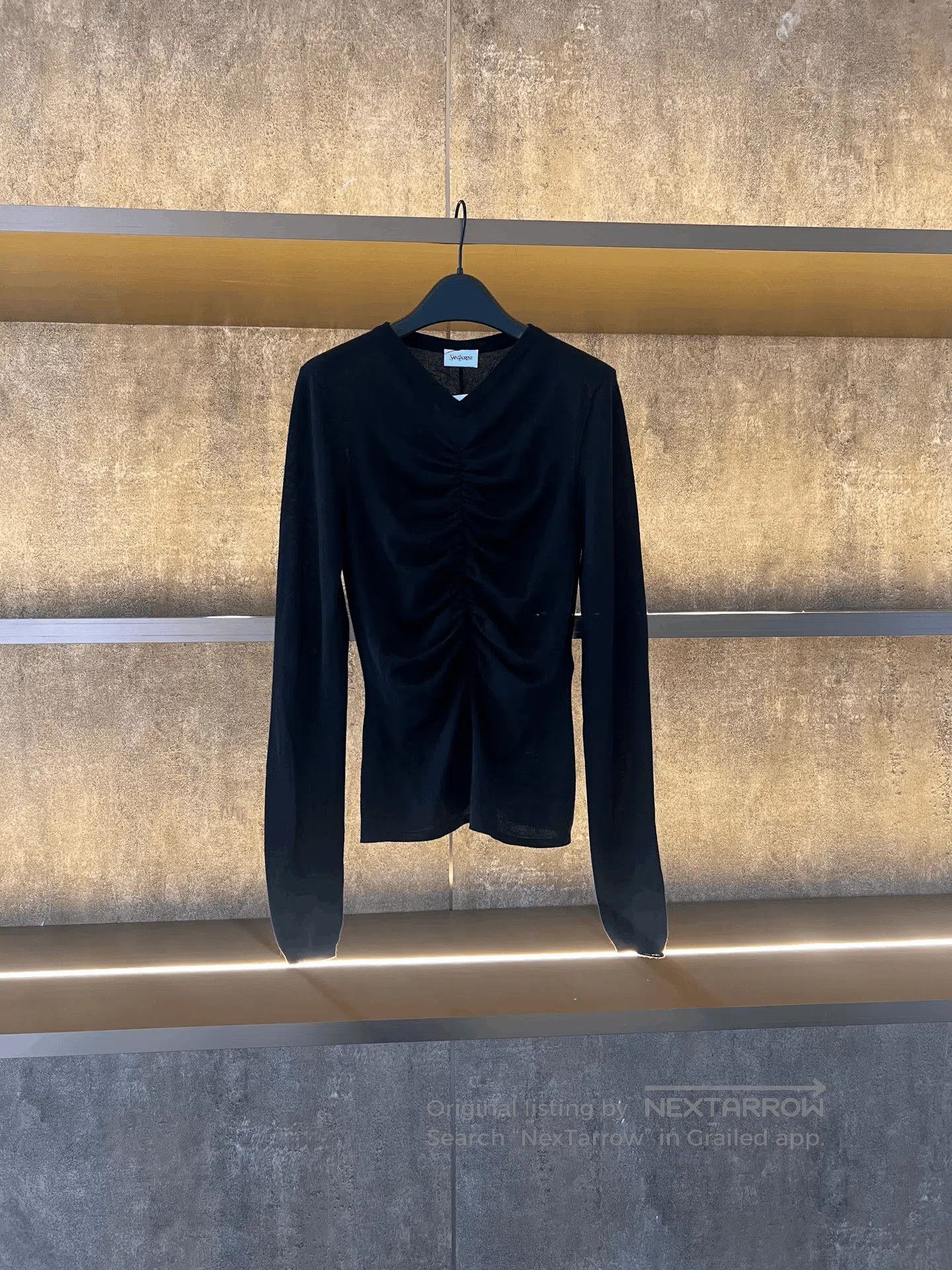 Saint Laurent Paris Slp New Cashmere Blend Base Shirt. Size US M / EU 48-50 / 2 - 1 Thumbnail