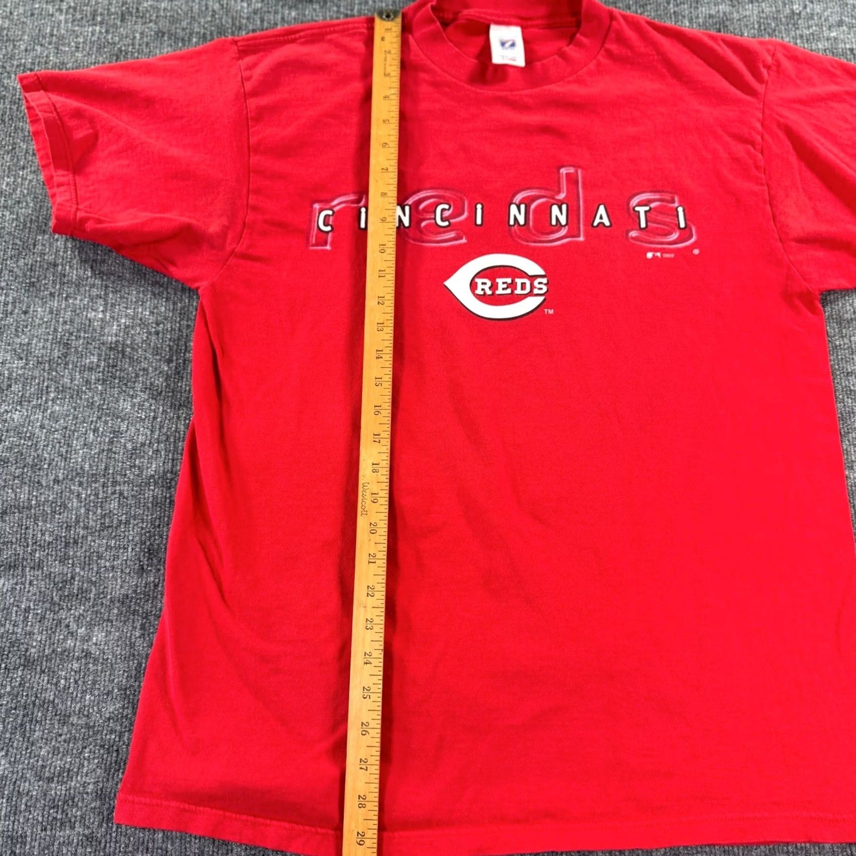 Logo 7 VINTAGE Logo 7 Cincinnati Reds T Shirt Mens XL Red 1999 MLB Graphic Tee Cotton Size US XL / EU 56 / 4 - 6 Thumbnail