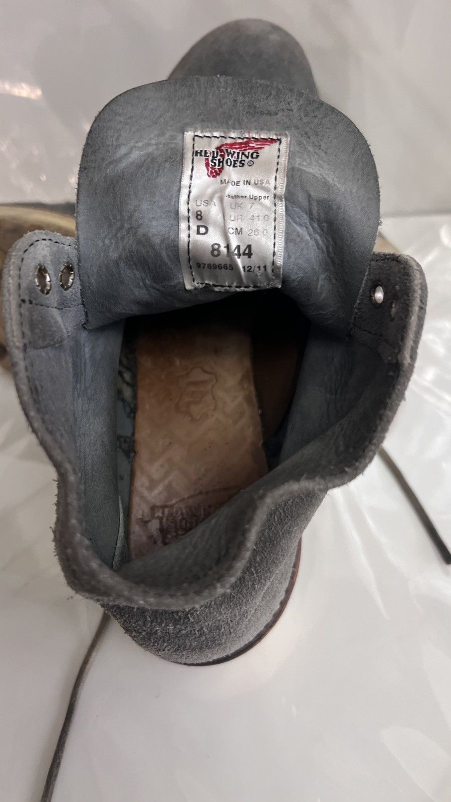 Red Wing Red wing #8144 Round toe blue slate Abilene boot size 8 D Size US 8 / EU 41 - 11 Thumbnail