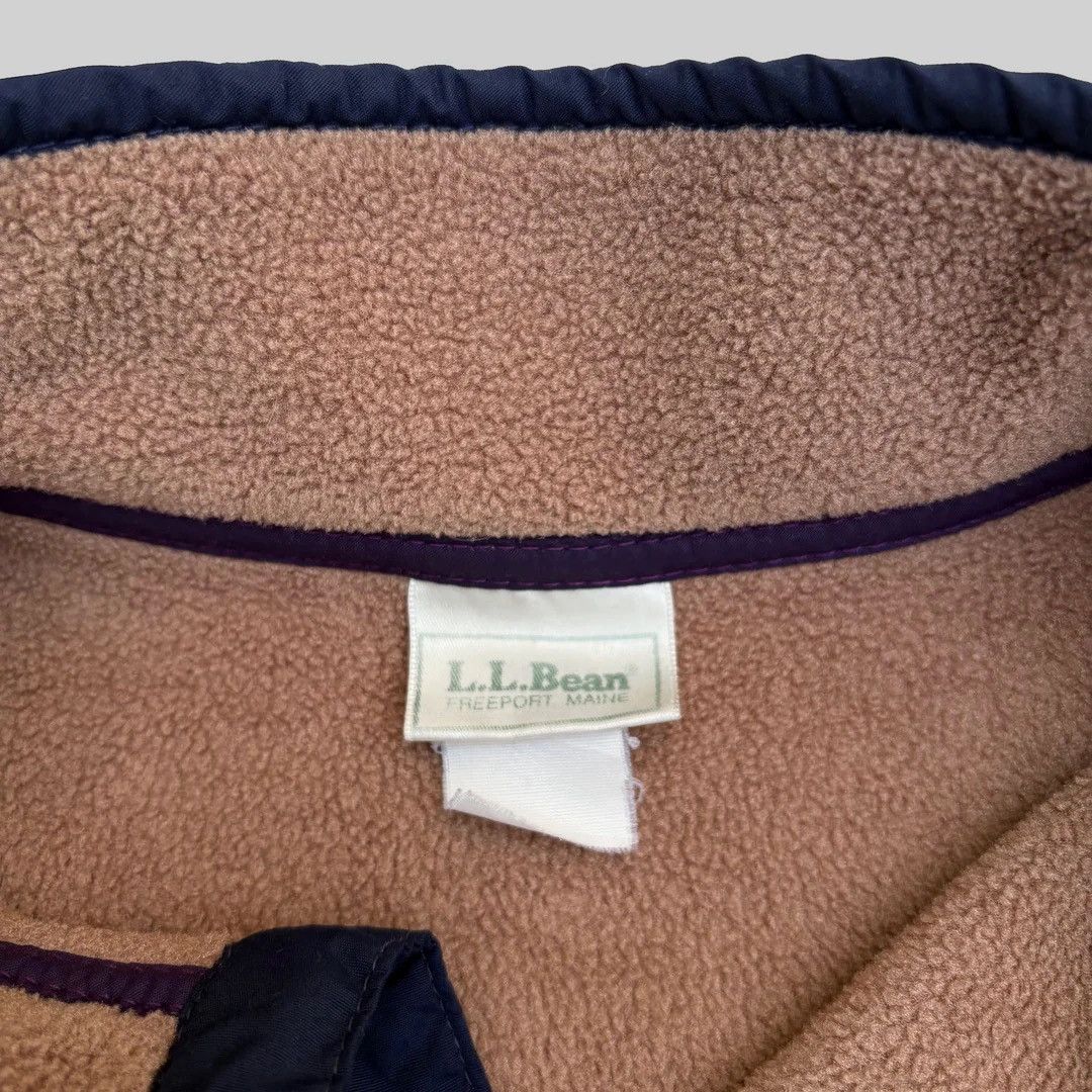 L.L. Bean LL Bean 1990 90s Vintage USA Made Fleece Pullover Jacket Size US M / EU 48-50 / 2 - 3 Thumbnail