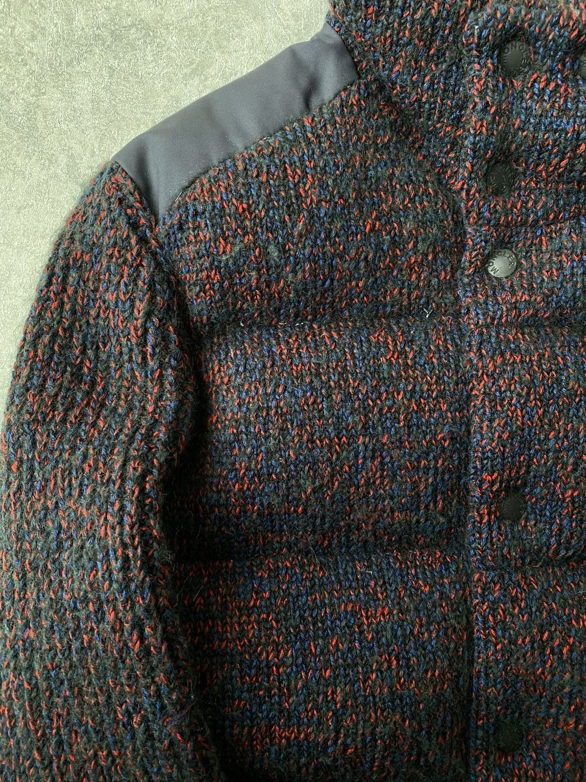 Moncler Moncler Grenoble $4500 Hybrid Tweed Knit Down Jacket Size US XL / EU 56 / 4 - 7 Thumbnail