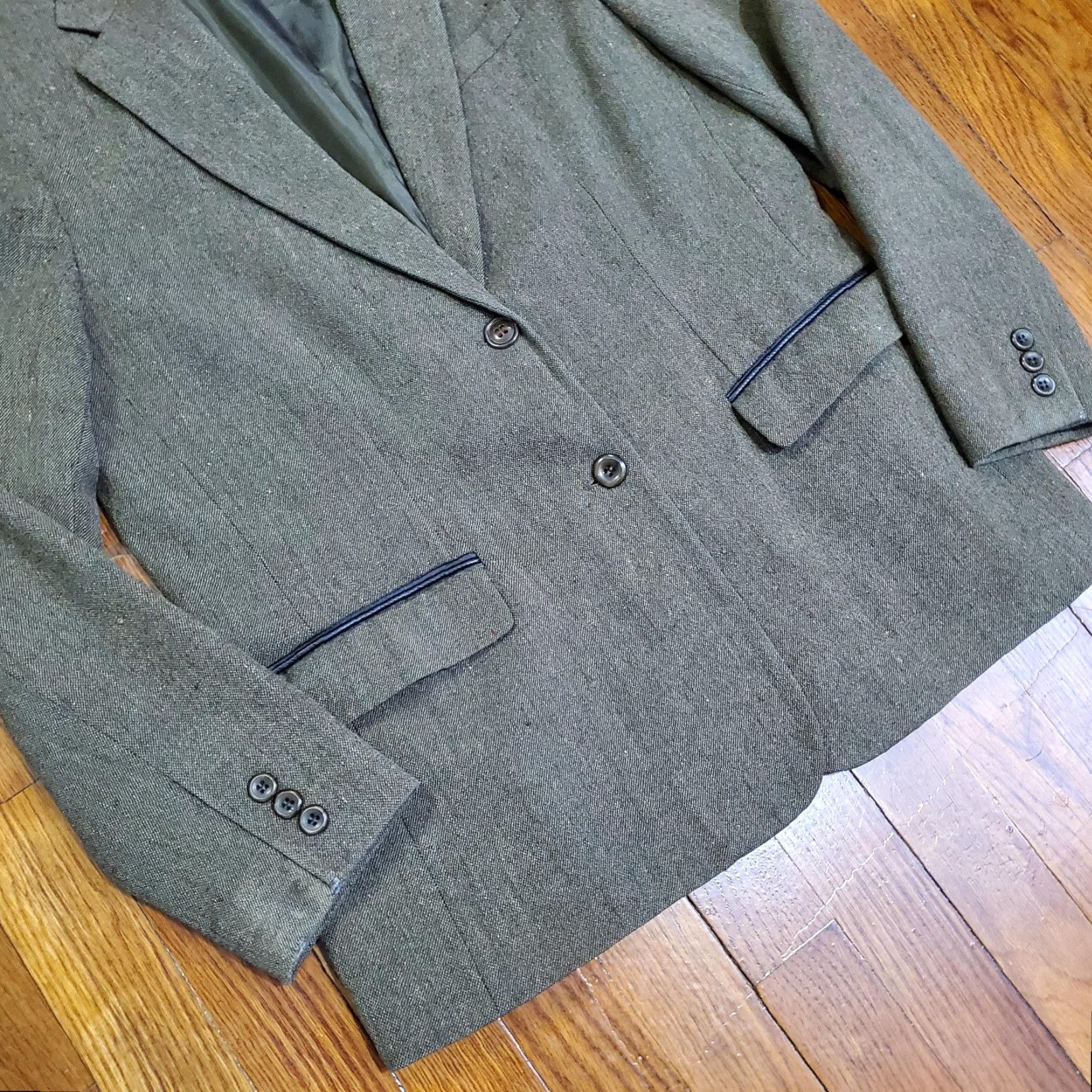 Pendleton Pendleton Blazer Womens Petite 10 Gray Tweed Wool Two-Button Lined Vintage No (adjusted to meet rules) Size L / US 10 / IT 46 - 2 Thumbnail