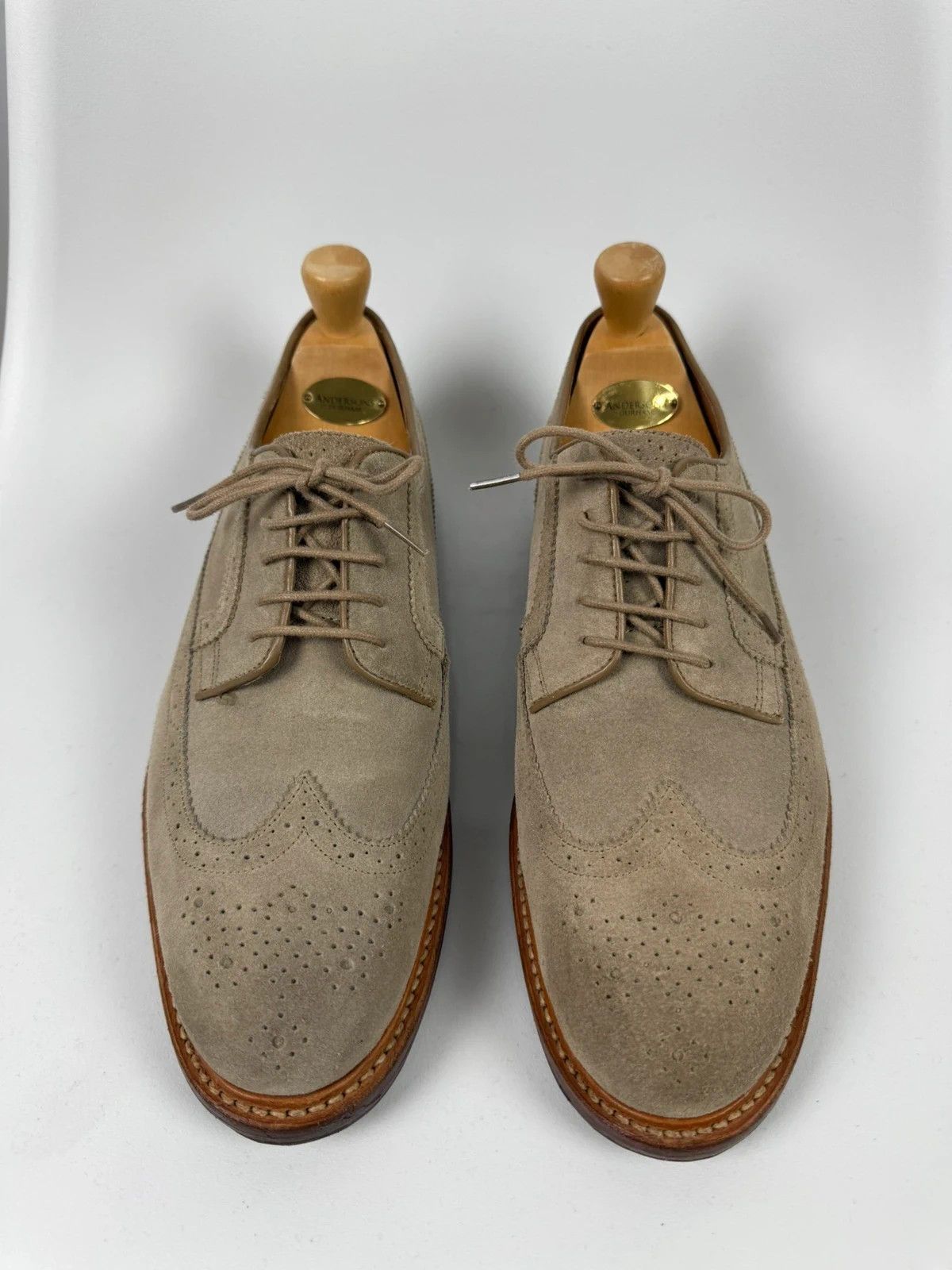 Clarks Clarks Craftmaster Suede Derby Shoes Brogue size UK9.5 Size US 10.5 / EU 43-44 - 2 Thumbnail
