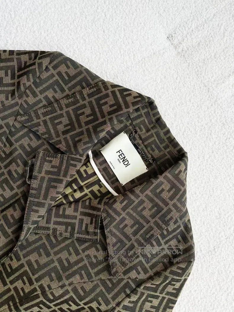 Fendi Fendi Monogram Printed Belted Trench Coat Size XXS / US 00 / IT 34 - 4 Thumbnail