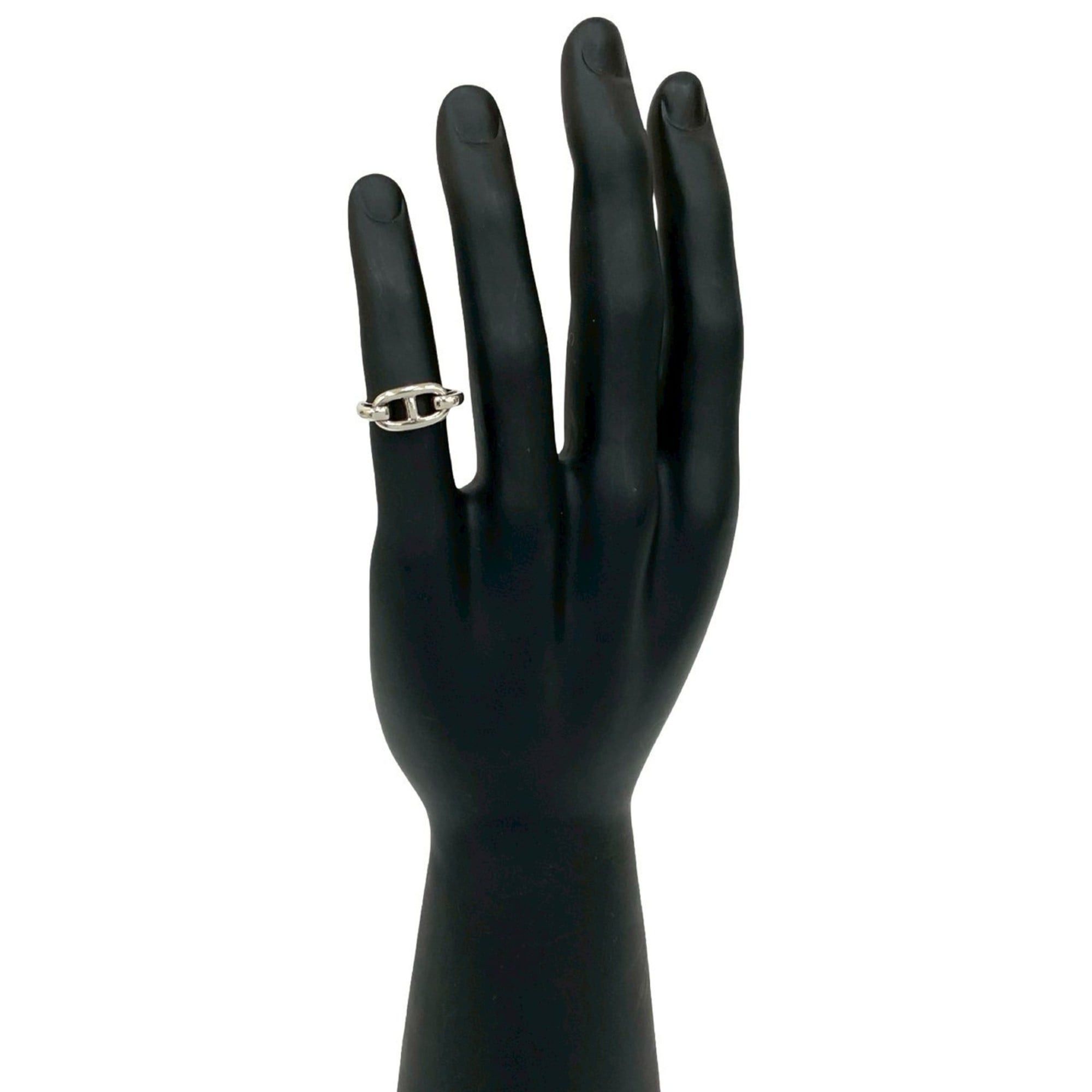 Hermes HERMES Chaine d'Ancre Ring, 925 Sterling Silver, Size 9, Women's, 20821 Size ONE SIZE - 1 Thumbnail