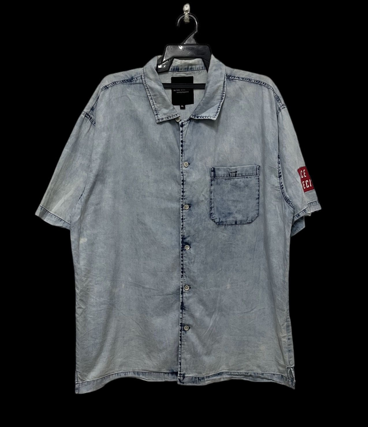 In the attic punk seditionaries anarchy wash blue shirts