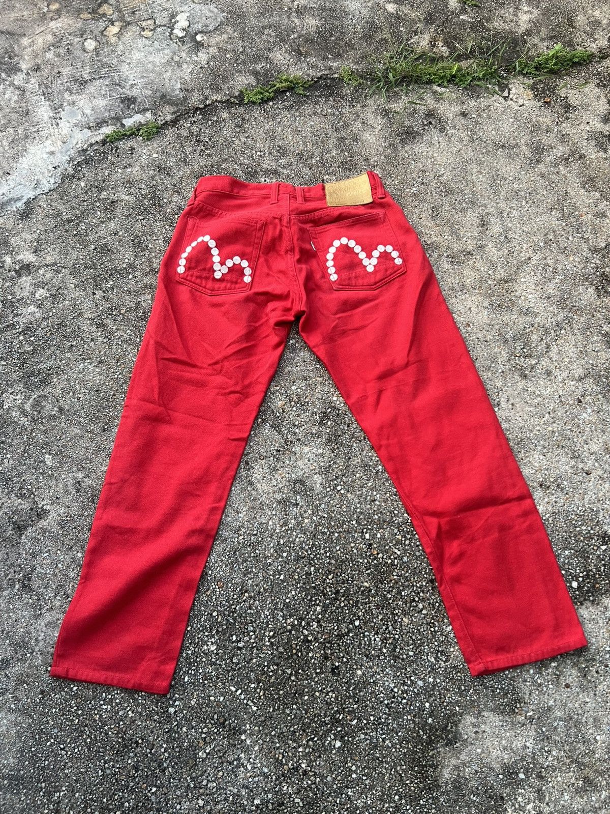 Evisu Embroidered Logo Denim 30 Size
