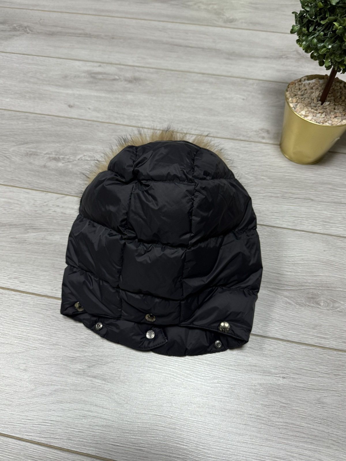 Moncler Moncler fur puffer down hood Size ONE SIZE - 7 Thumbnail