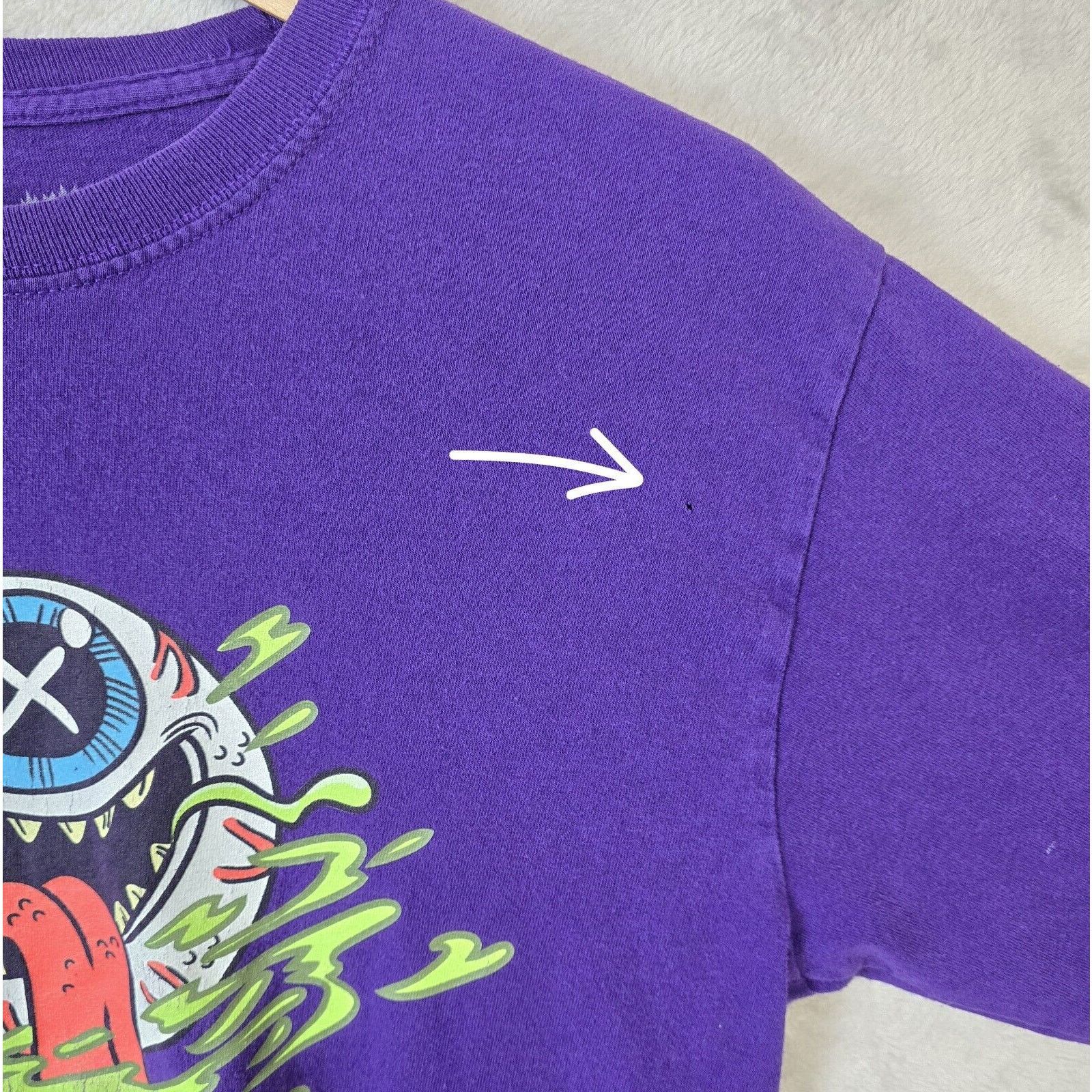 Other MADBALLS All Eyes On Me Mens Purple Medium Long Sleeve Shirt Size US M / EU 48-50 / 2 - 5 Thumbnail