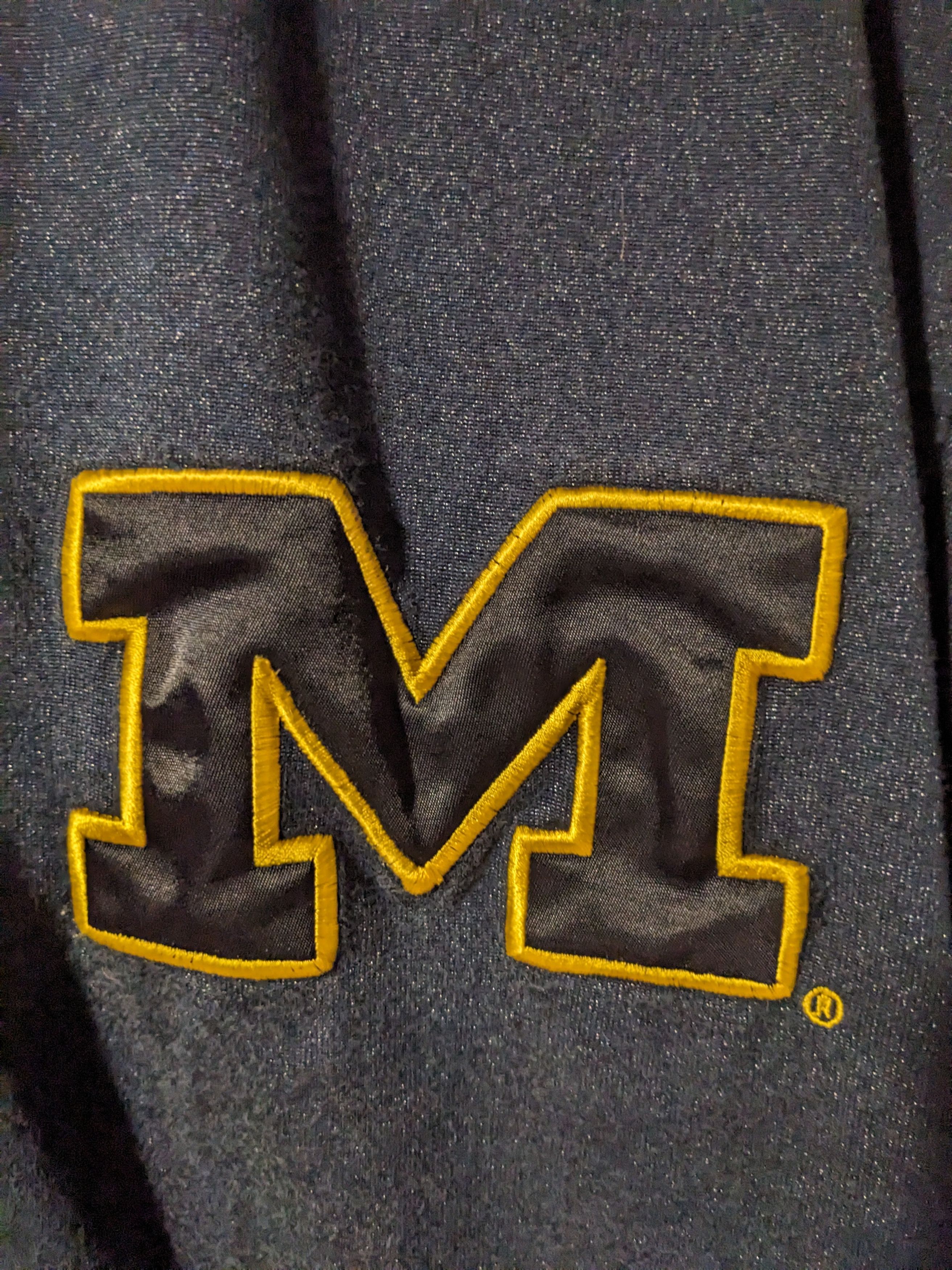 Vintage Vintage 90s Nike Team Michigan University Snap Up T-Shirt Size US L / EU 52-54 / 3 - 3 Thumbnail